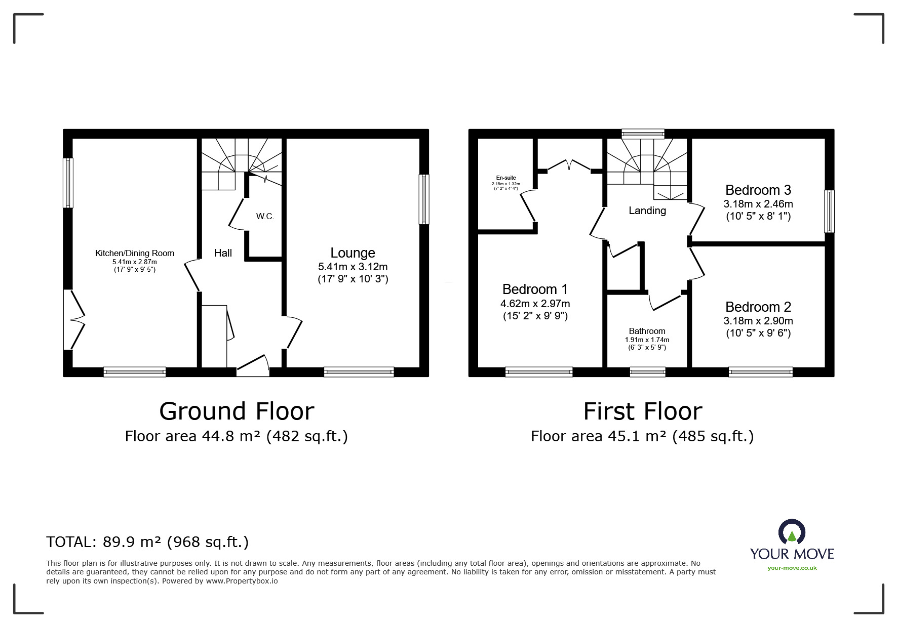 Floorplan of 3 bedroom Detached House for sale, Woodall Gate, Howden, East Yorkshire, DN14