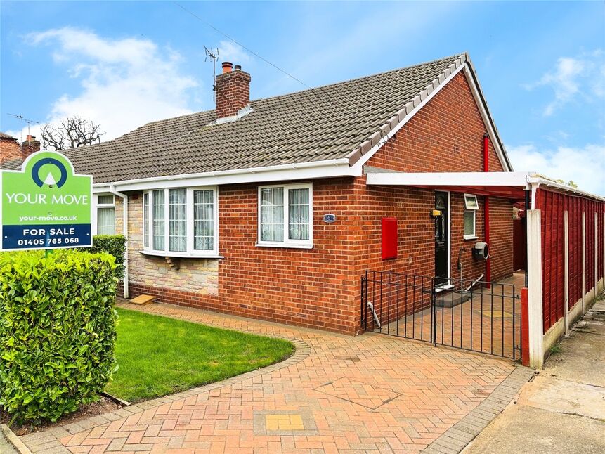 Main image of 2 bedroom Semi Detached Bungalow for sale, Canal Garth, Pollington, East Yorkshire, DN14
