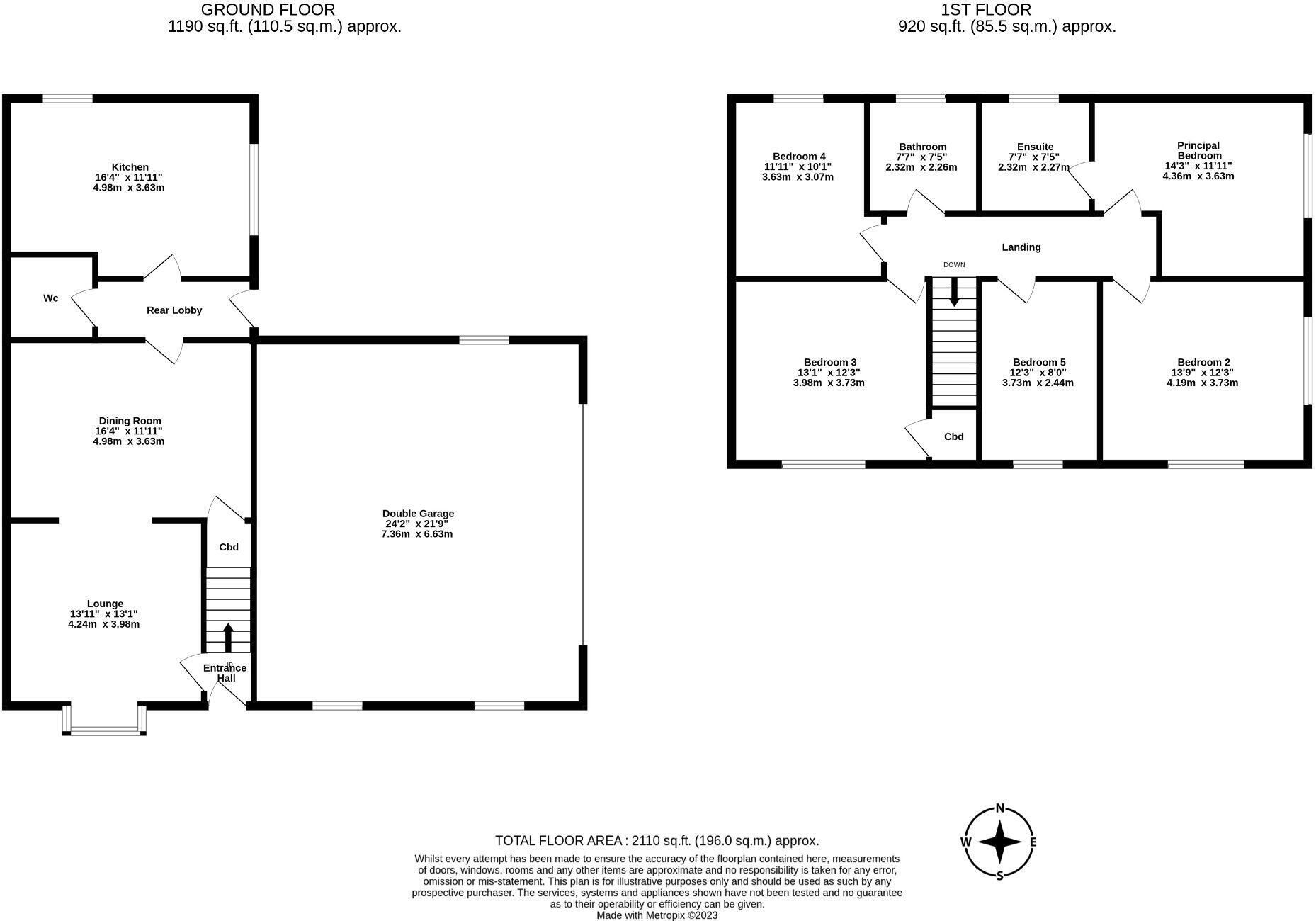 Floorplan of 5 bedroom Semi Detached House for sale, High Street, Eastrington, Goole, DN14