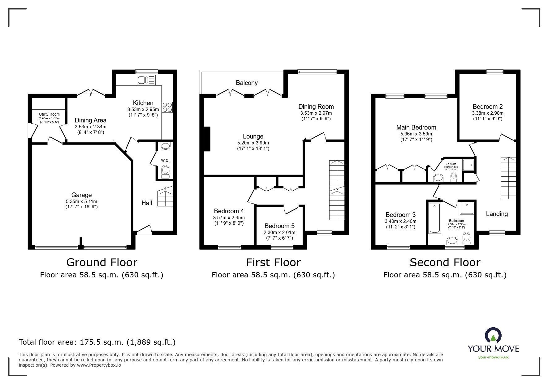 Floorplan of 5 bedroom Semi Detached House for sale, Little Orchard, Hook, Goole, DN14