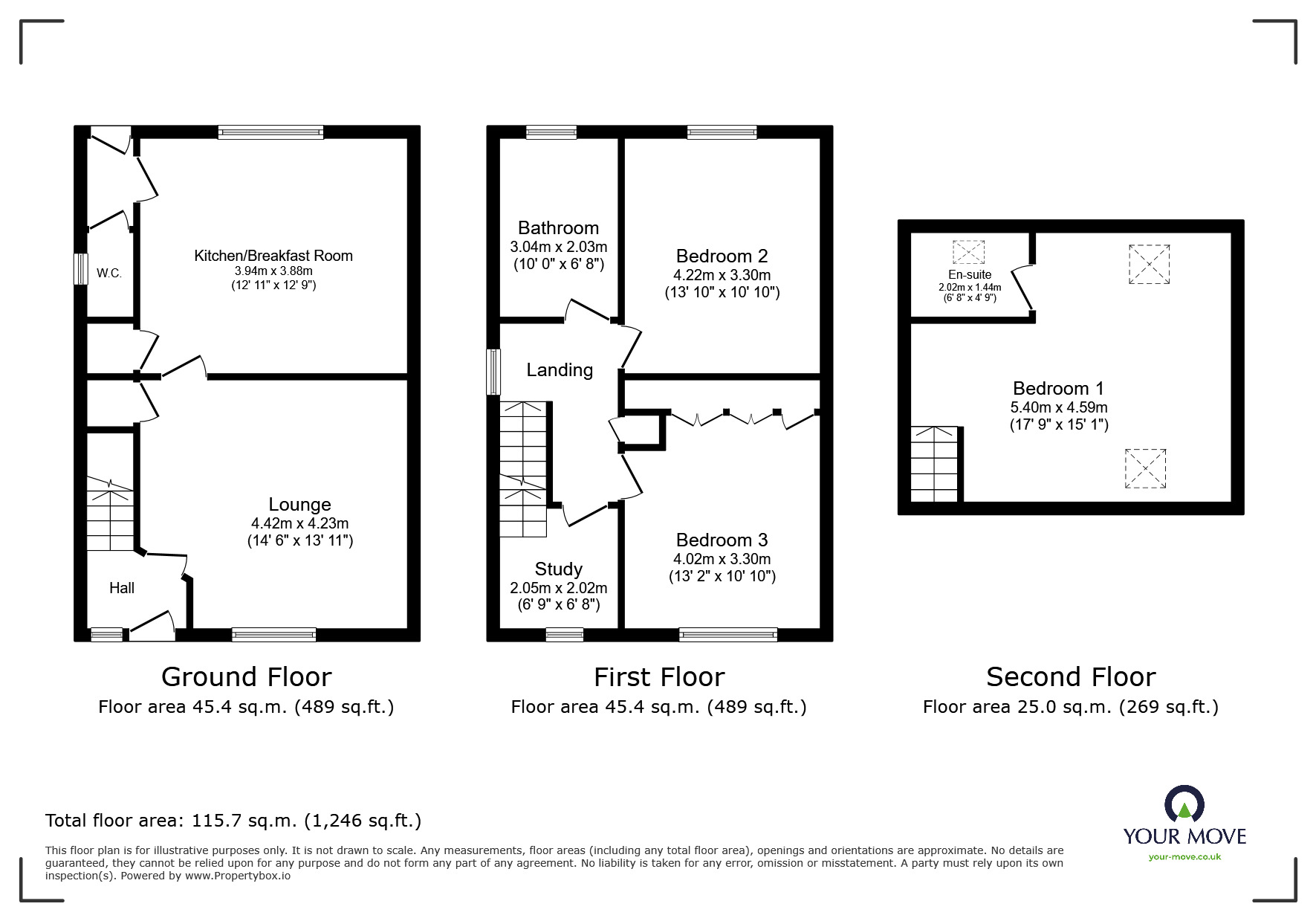Floorplan of 3 bedroom Semi Detached House for sale, Station Road, Howden, Goole, DN14