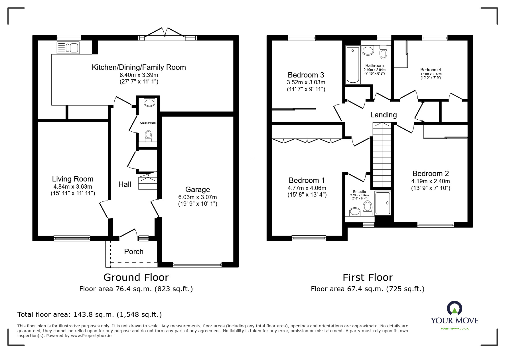 Floorplan of 4 bedroom Detached House for sale, Houlder Drive, Howden, East Yorkshire, DN14