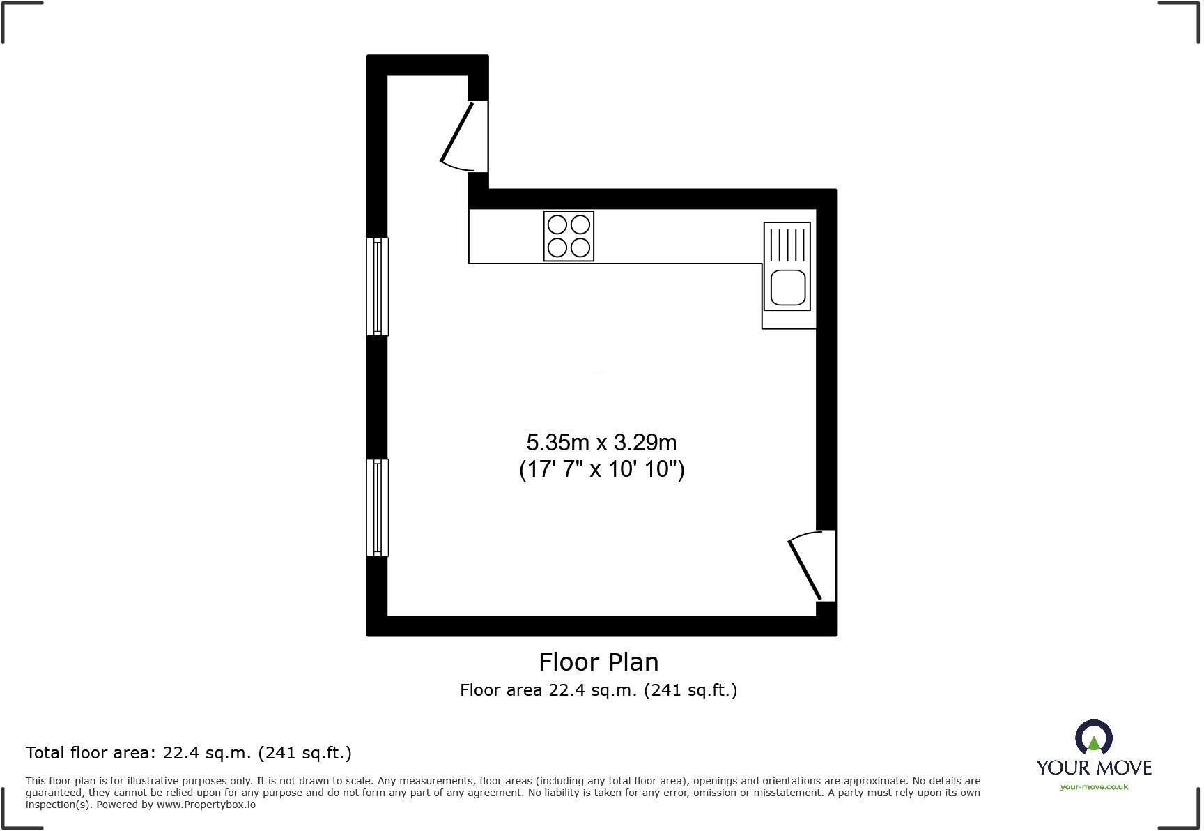 Floorplan of 1 bedroom Flat to rent, Pasture Road, Goole, DN14