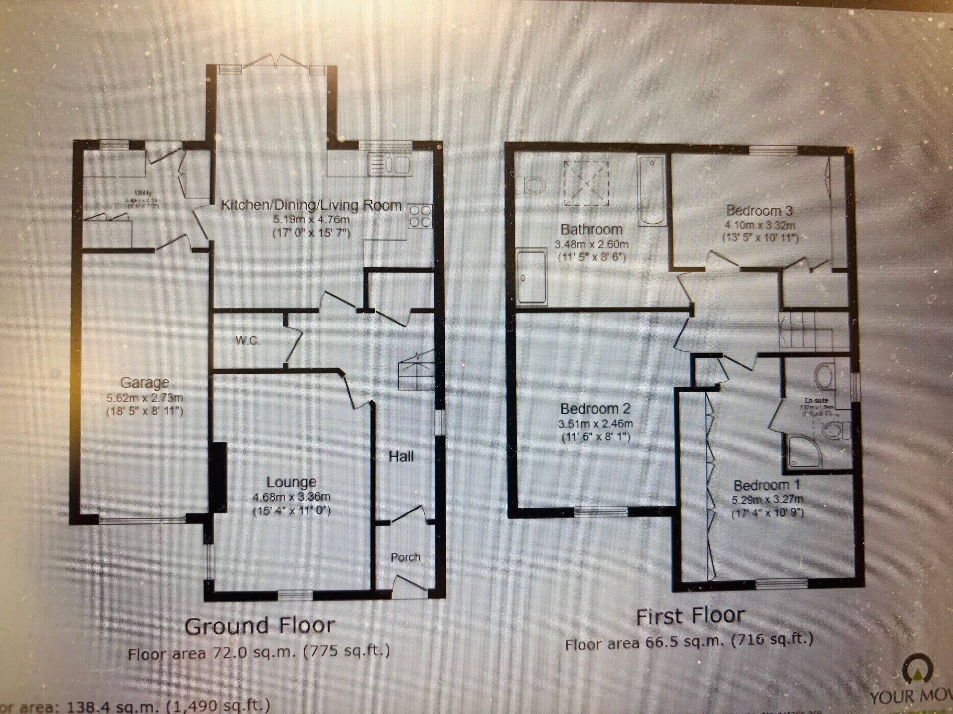 Floorplan of 3 bedroom Detached House for sale, Olive Grove, Goole, DN14