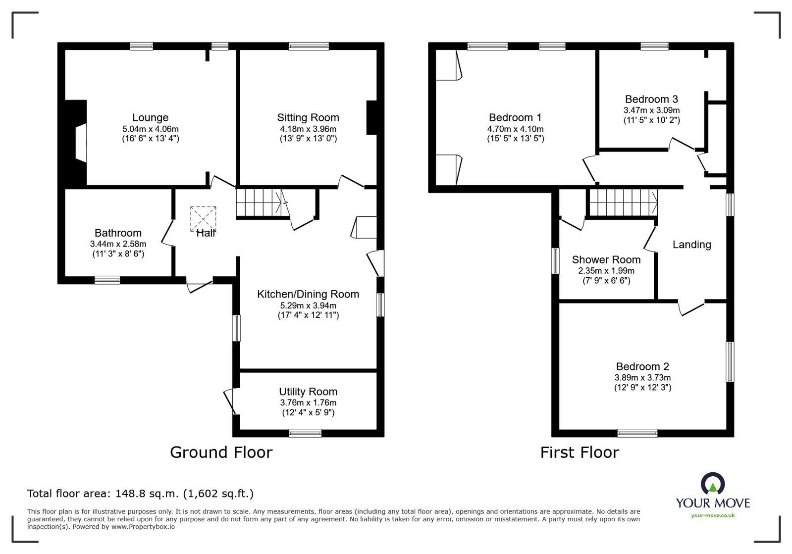 Floorplan of 3 bedroom Semi Detached House for sale, High Street, Rawcliffe, East Yorkshire, DN14