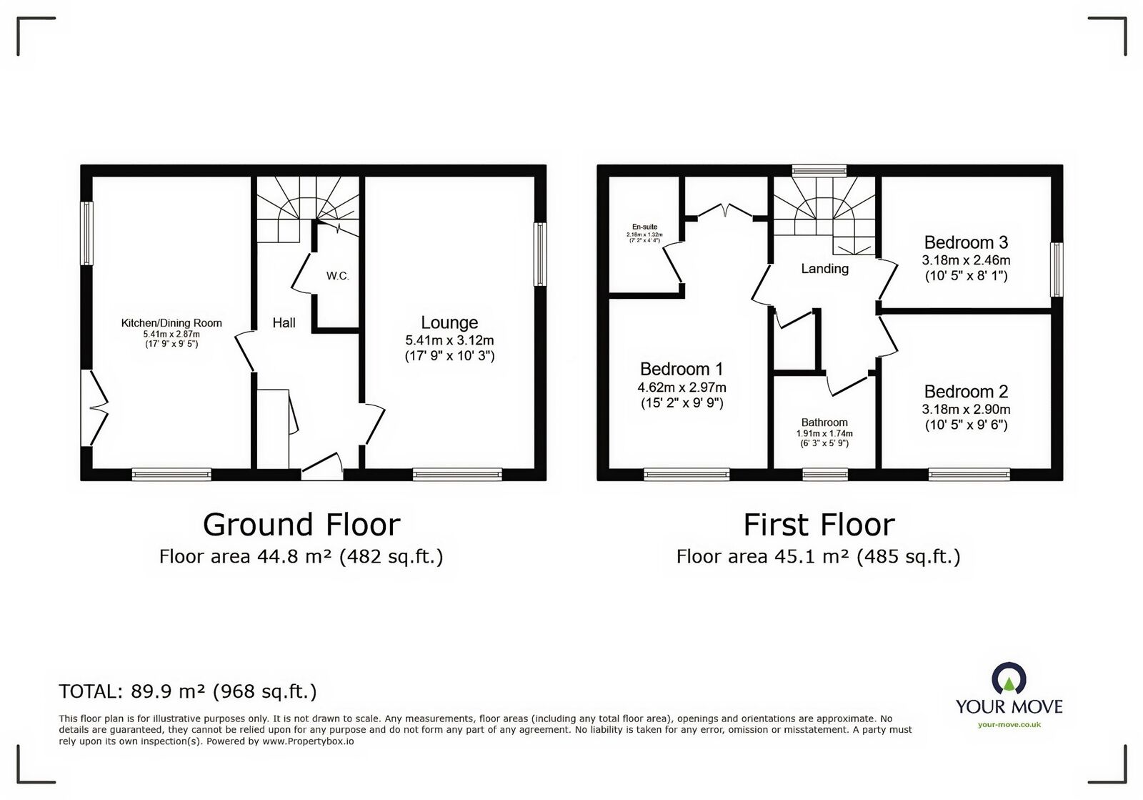 Floorplan of 3 bedroom Semi Detached House for sale, Woodall Gate, Howden, East Yorkshire, DN14