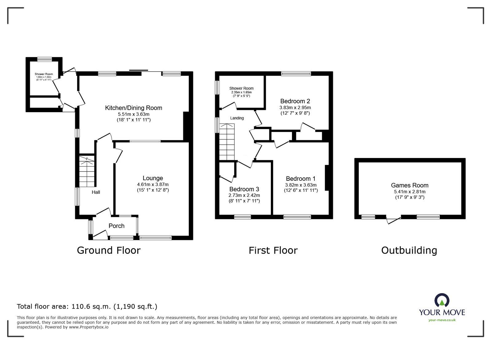 Floorplan of 3 bedroom Semi Detached House for sale, Western Road, Goole, DN14