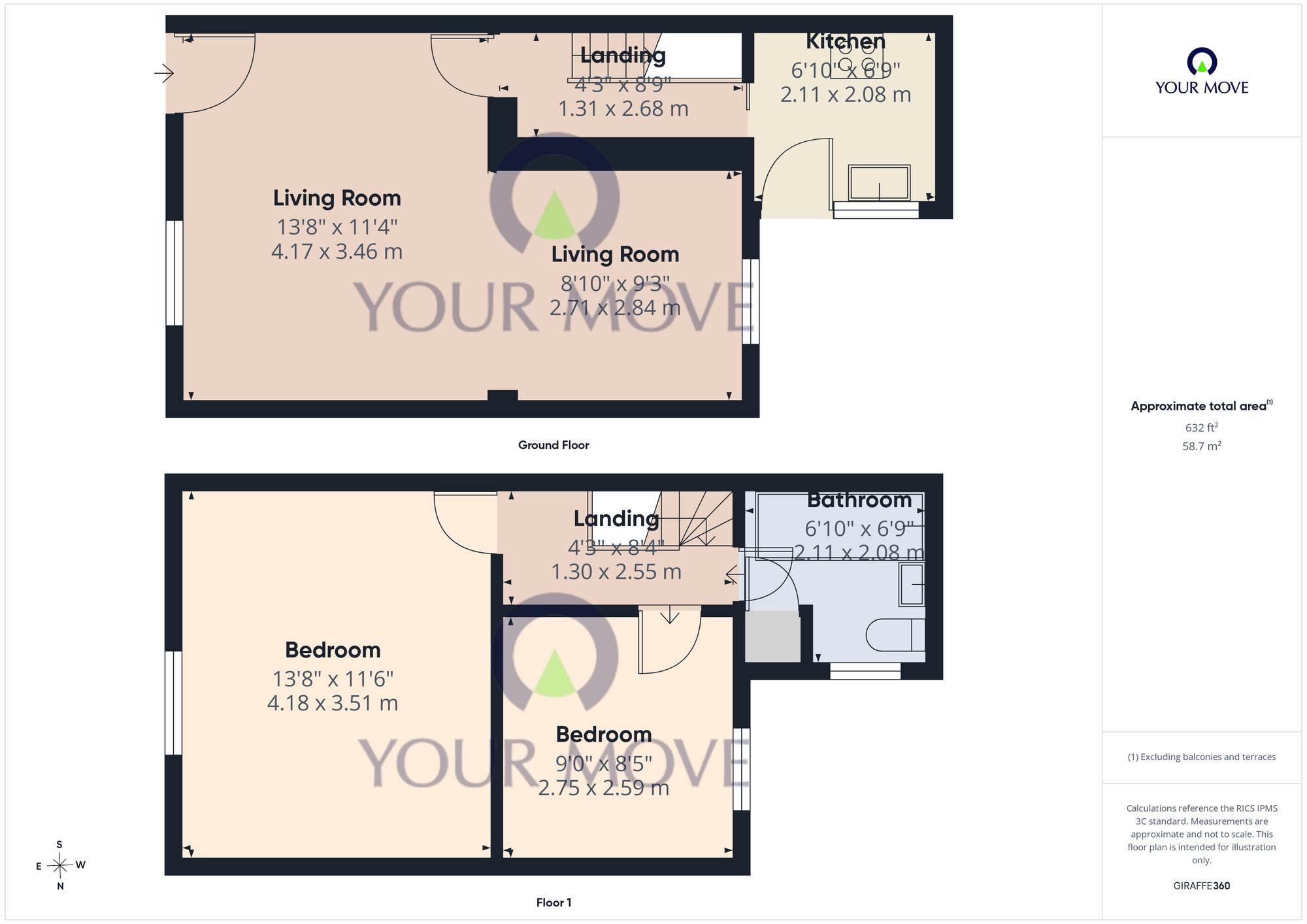 Floorplan of 2 bedroom End Terrace House for sale, Northgate Street, Great Yarmouth, Norfolk, NR30