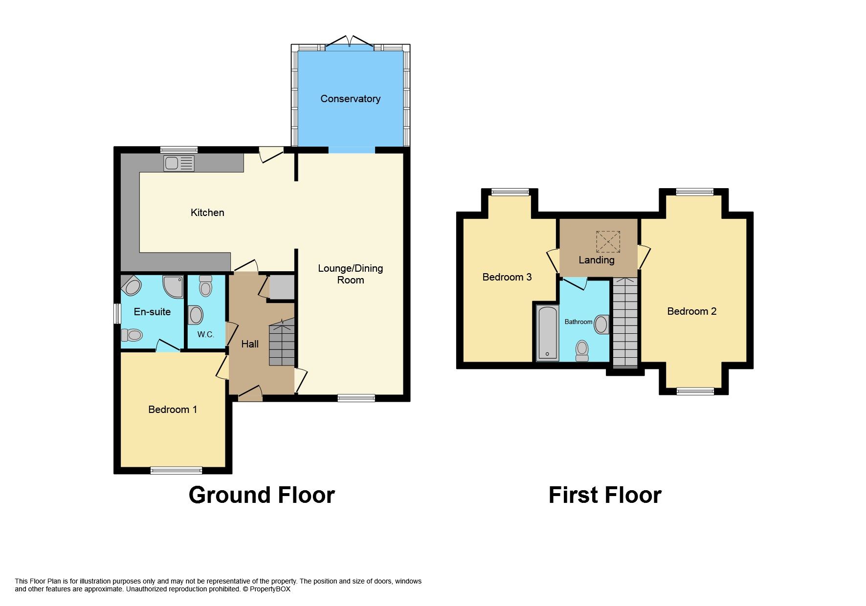 Floorplan of 3 bedroom Detached House to rent, Greenhill Avenue, Caister-on-Sea, Norfolk, NR30