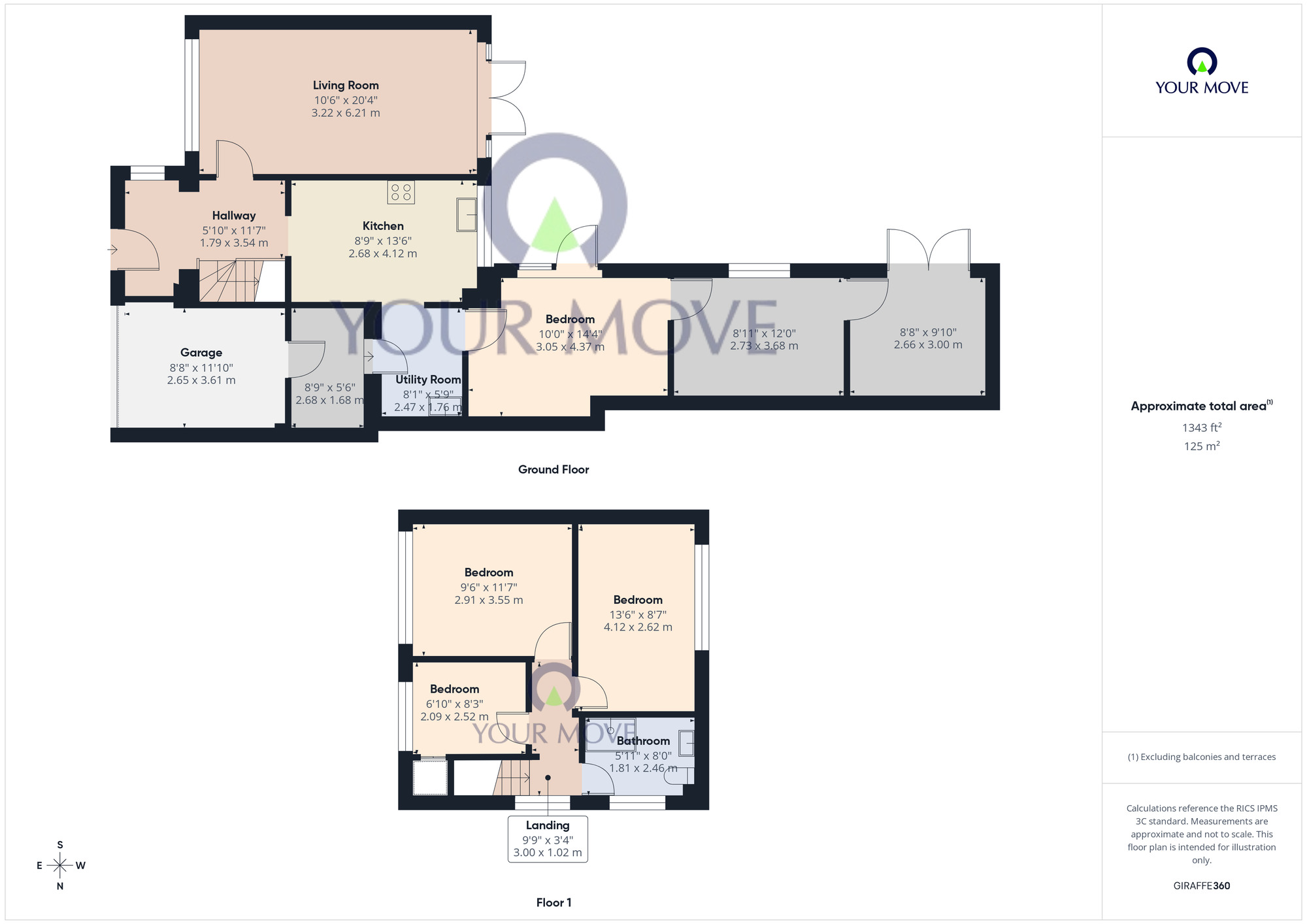 Floorplan of 5 bedroom Semi Detached House for sale, Cavendish Close, Lowestoft, Suffolk, NR32