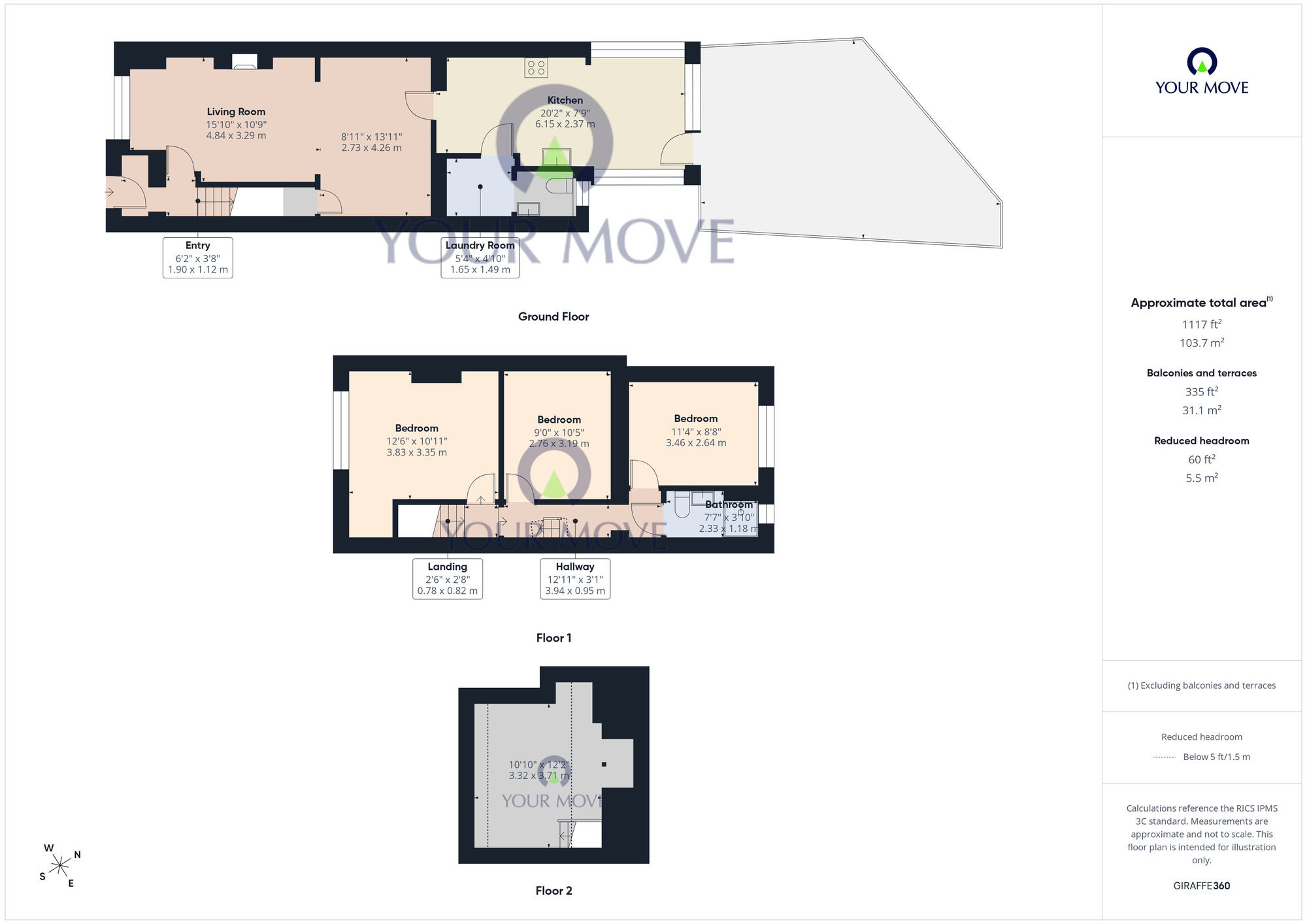 Floorplan of 3 bedroom Mid Terrace House for sale, Recreation Road, Gorleston, Norfolk, NR31