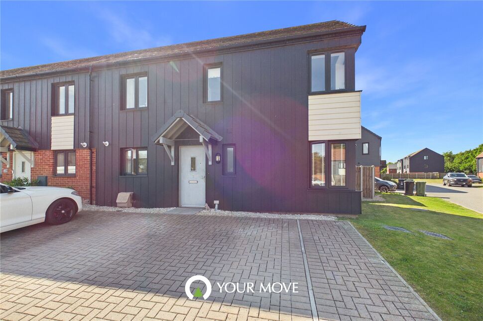 Main image of 3 bedroom End Terrace House for sale, Wainscot Drive, Bradwell, Norfolk, NR31