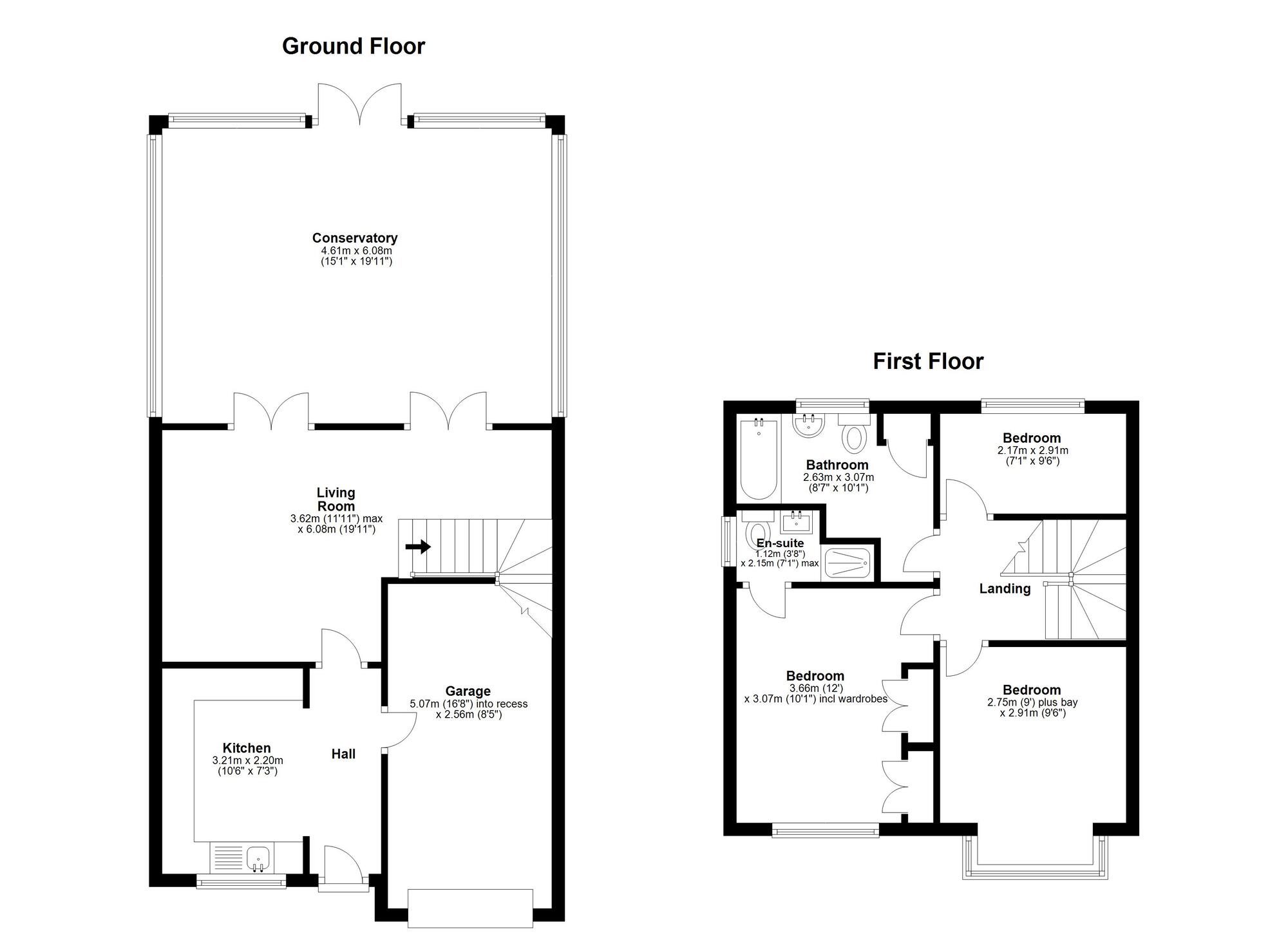 Floorplan of 3 bedroom Semi Detached House to rent, Trinity Park, Houghton Le Spring, Tyne And Wear, DH4