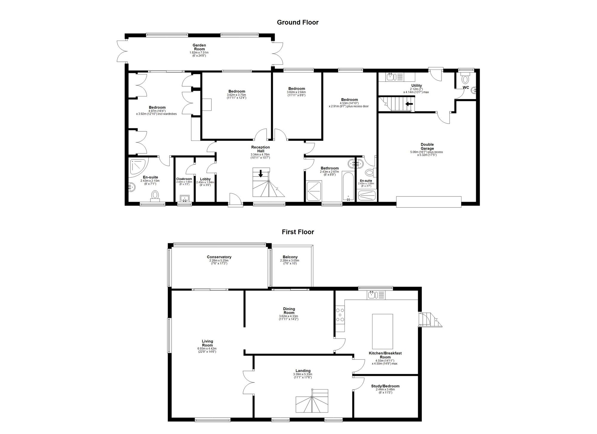 Floorplan of 5 bedroom Detached House for sale, Markle Grove, East Rainton, Tyne And Wear, DH5