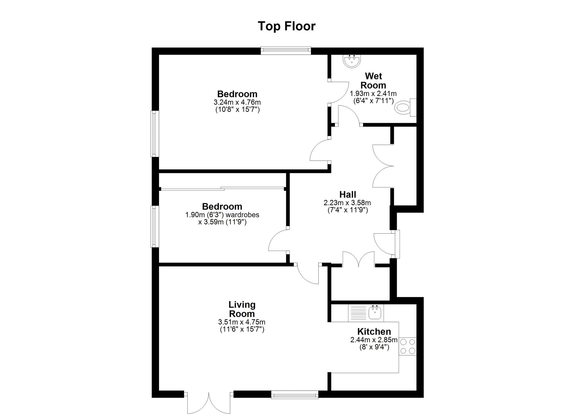 2 bedroom Flat for sale, Orchard Place, Houghton Le Spring, DH5 £50,000