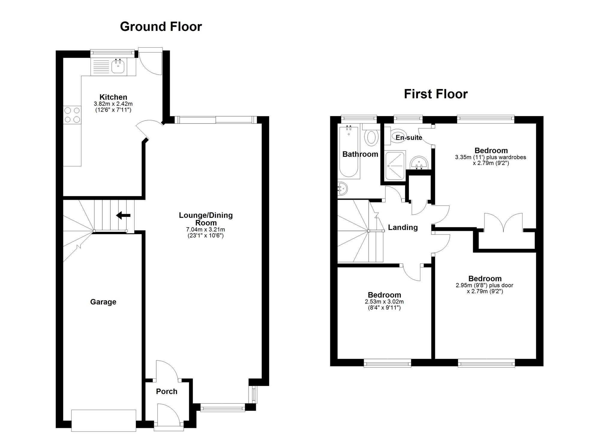 Floorplan of 3 bedroom Detached House for sale, Richmond Drive, Woodstone Village, Houghton Le Spring, DH4