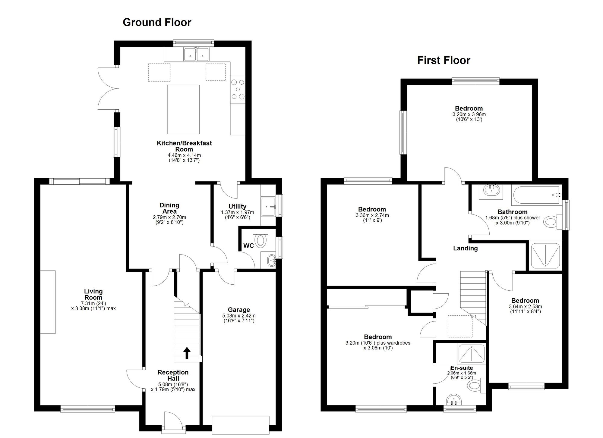 Floorplan of 4 bedroom Detached House for sale, Martindale Park, Houghton Le Spring, Tyne and Wear, DH5