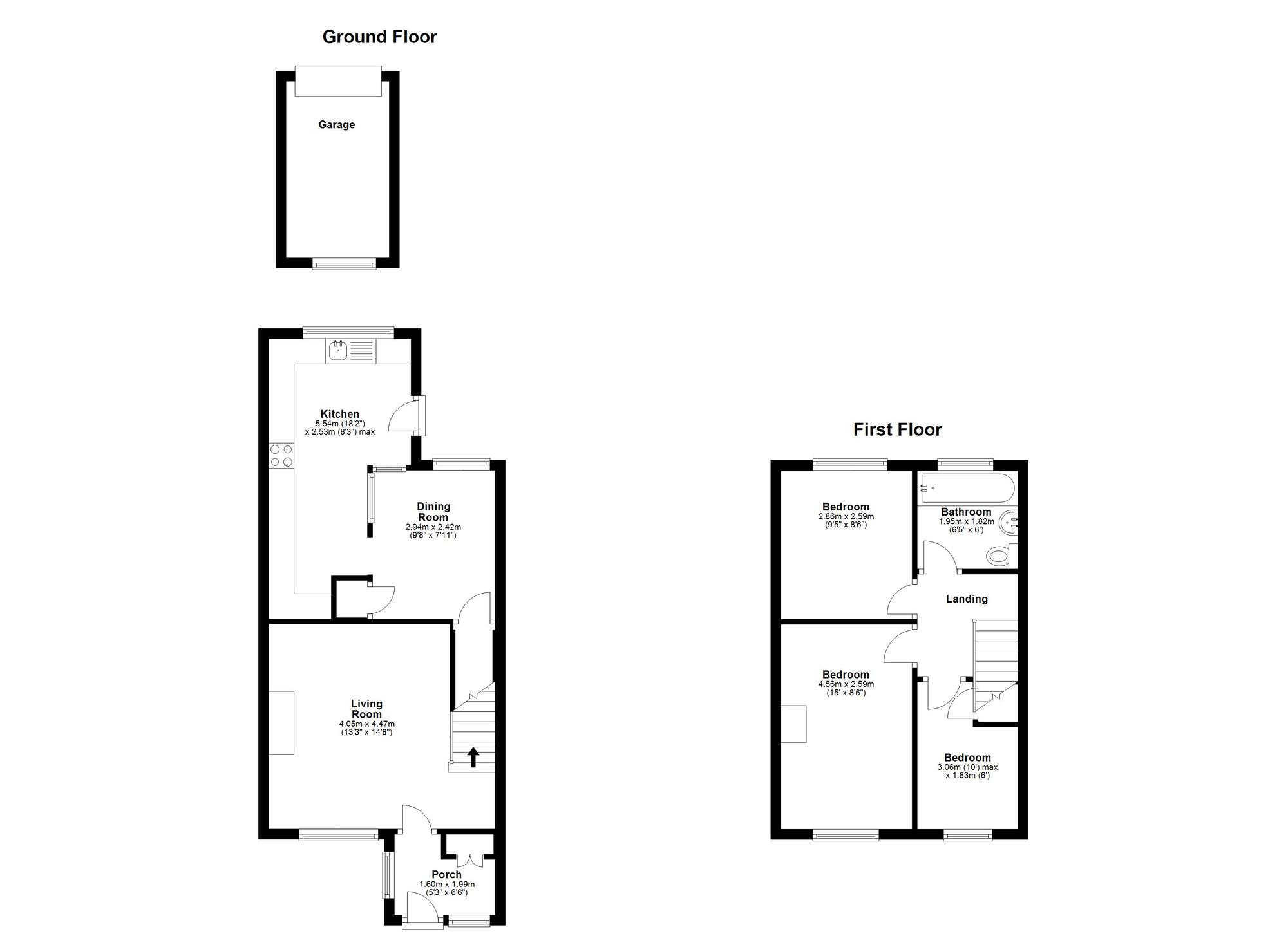 Floorplan of 3 bedroom Mid Terrace House for sale, Dunelm Drive, Houghton Le Spring, Tyne and Wear, DH4
