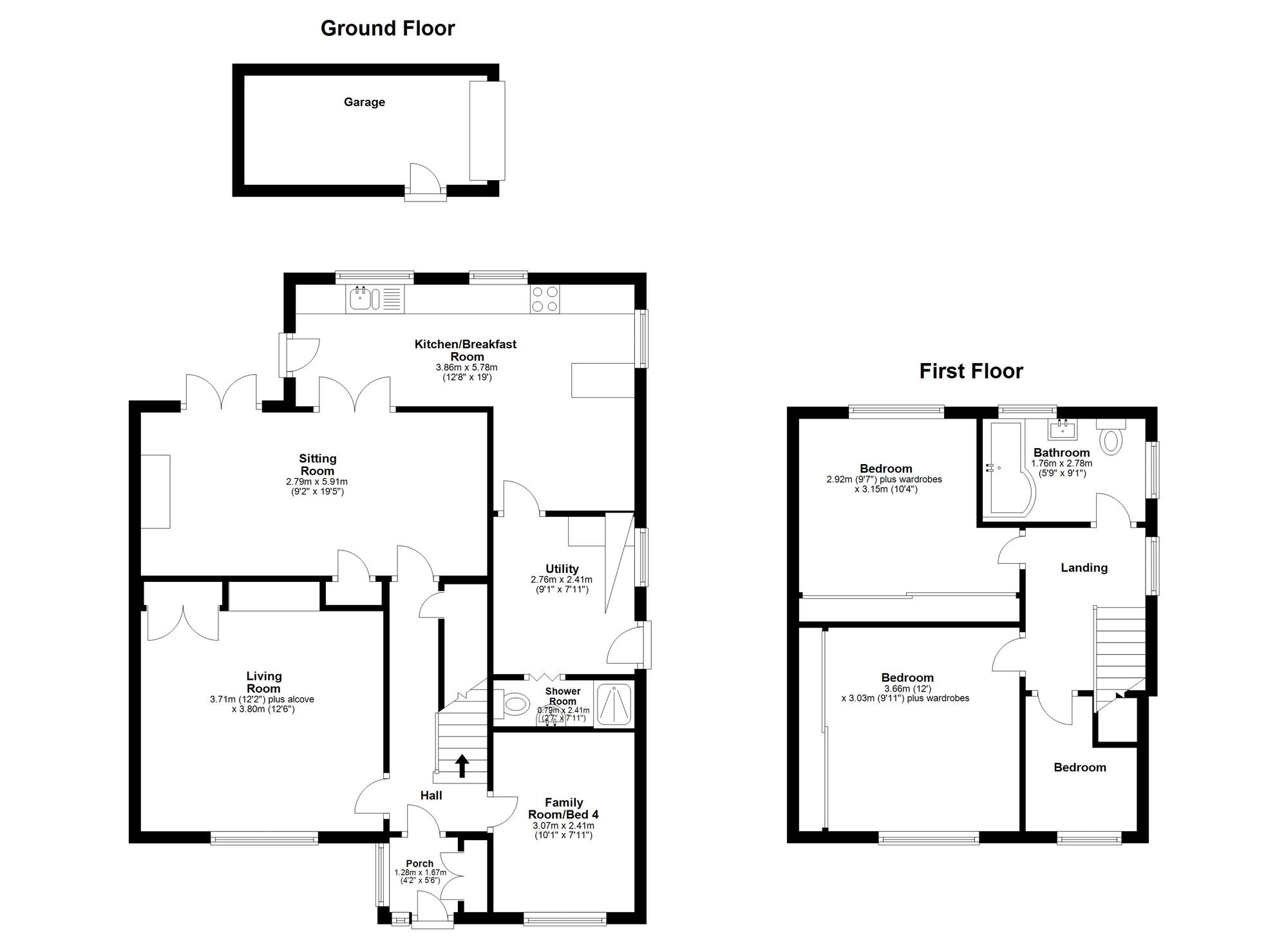 Floorplan of 3 bedroom Semi Detached House for sale, Bailey Way, Hetton-le-Hole, Tyne and Wear, DH5