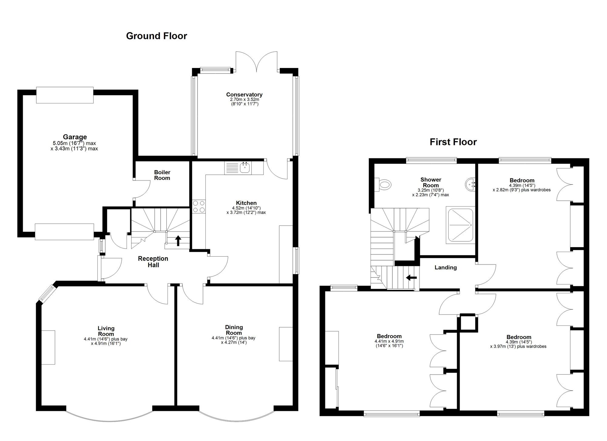 Floorplan of 3 bedroom Detached House for sale, Park View, Houghton Le Spring, Tyne and Wear, DH5