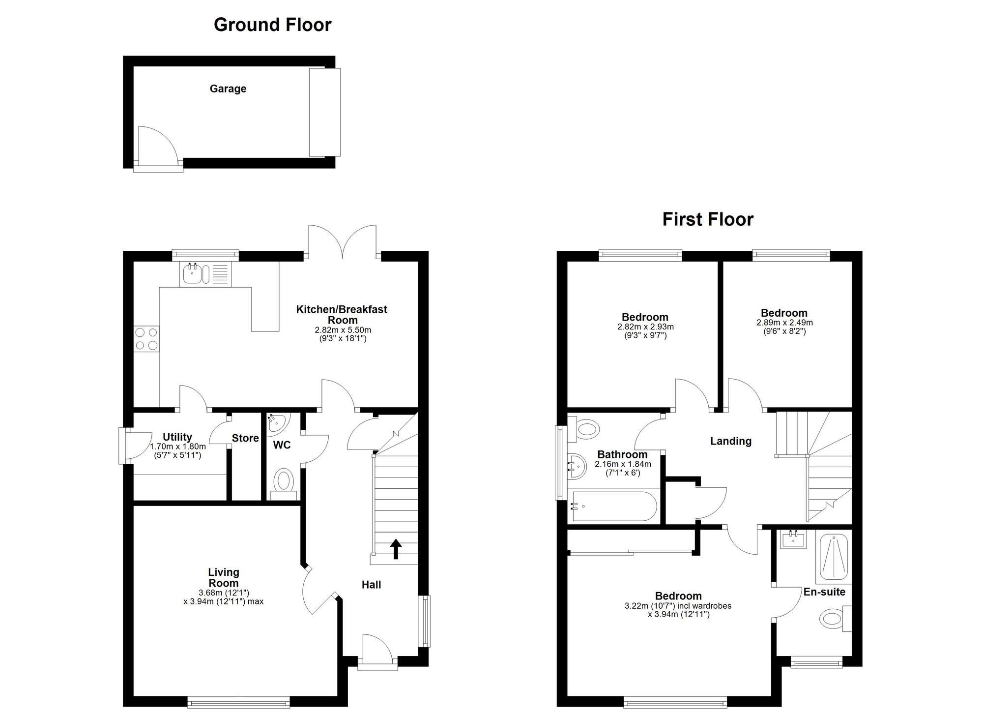 Floorplan of 3 bedroom Detached House for sale, Jasminum Way, Hetton-le-Hole, Tyne and Wear, DH5