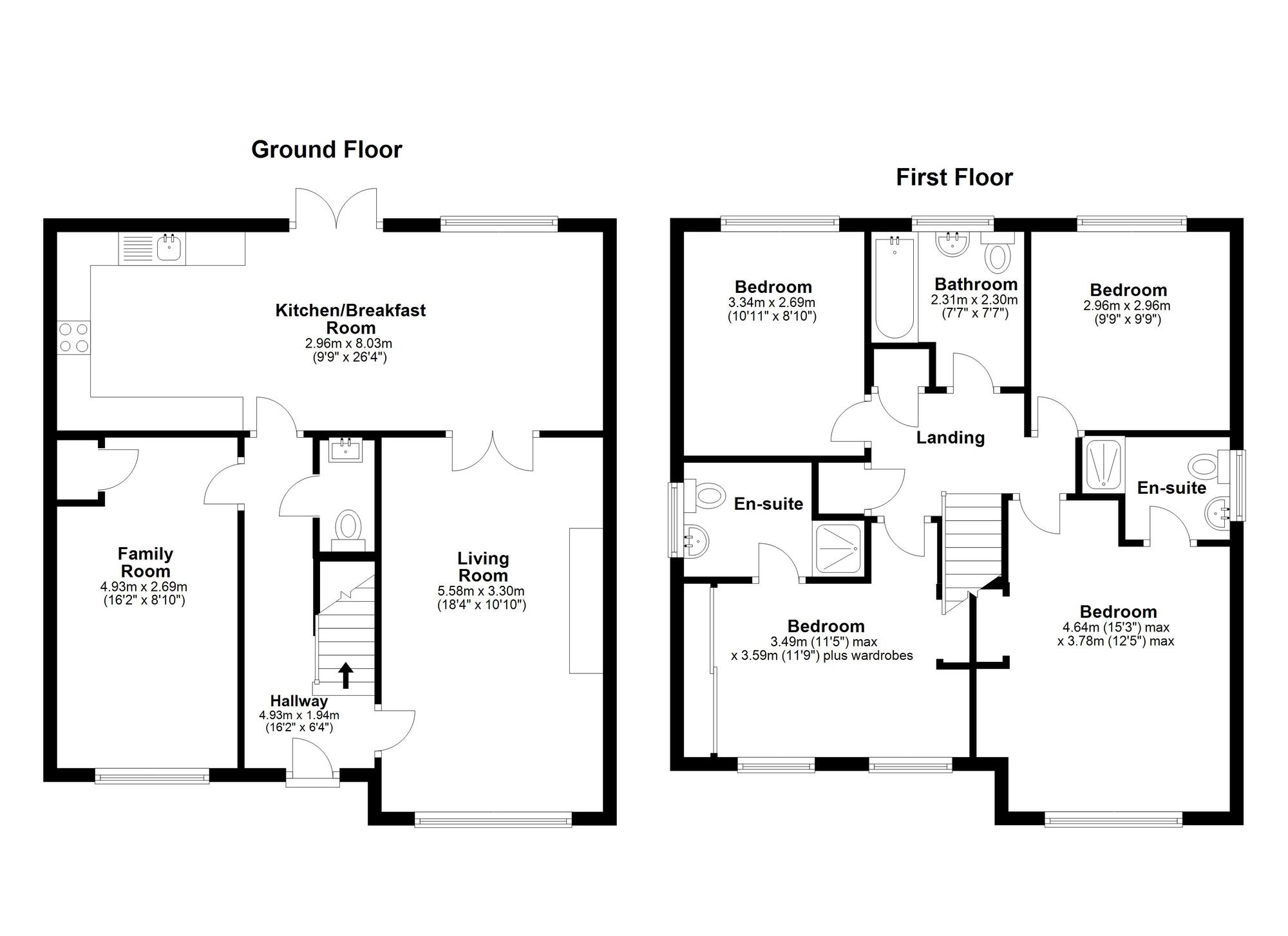Floorplan of 4 bedroom Detached House for sale, Rookhope, Houghton Le Spring, Tyne and Wear, DH4