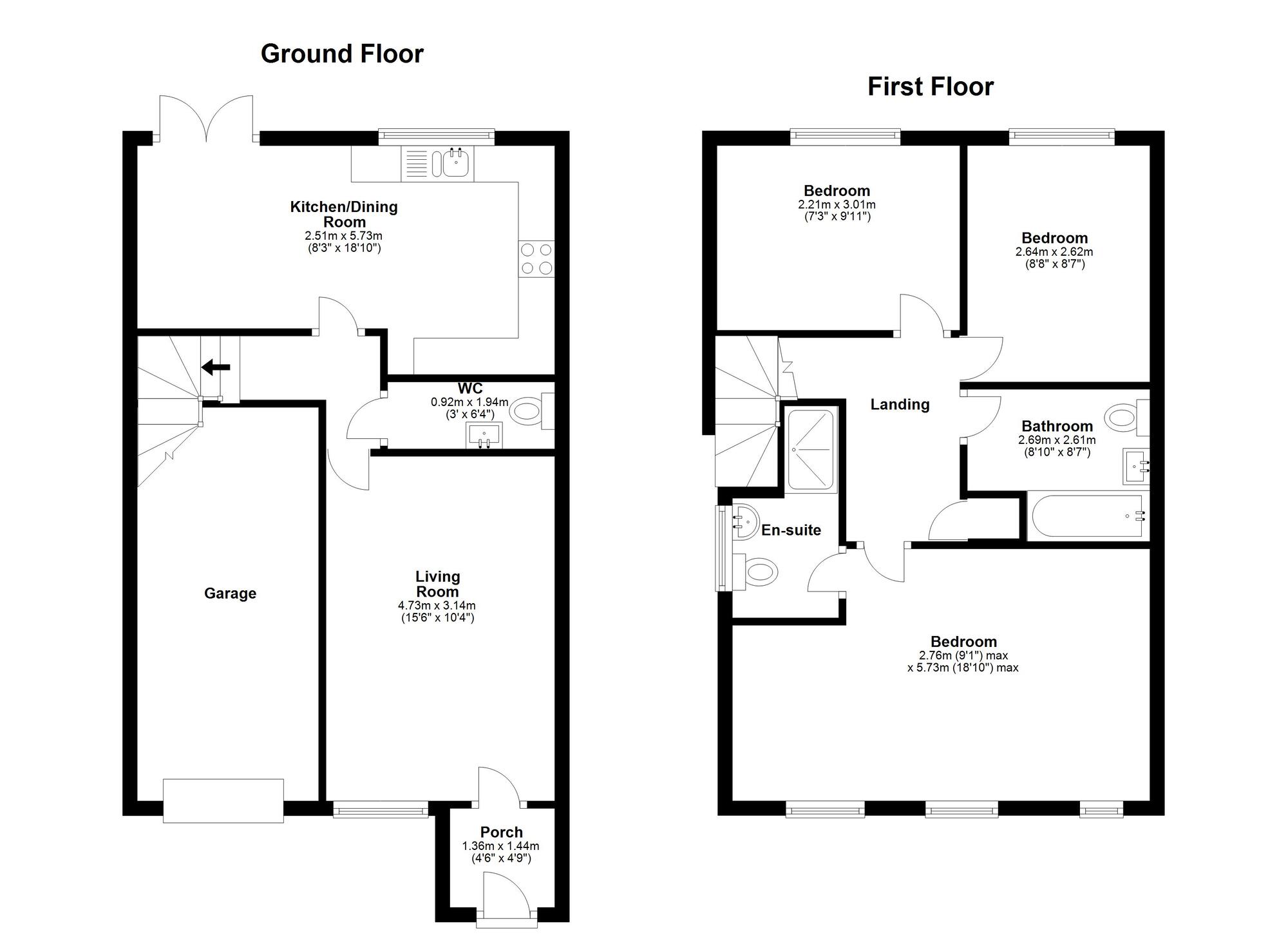 Floorplan of 3 bedroom Semi Detached House for sale, Crampbark Road, Hetton-le-Hole, Tyne and Wear, DH5