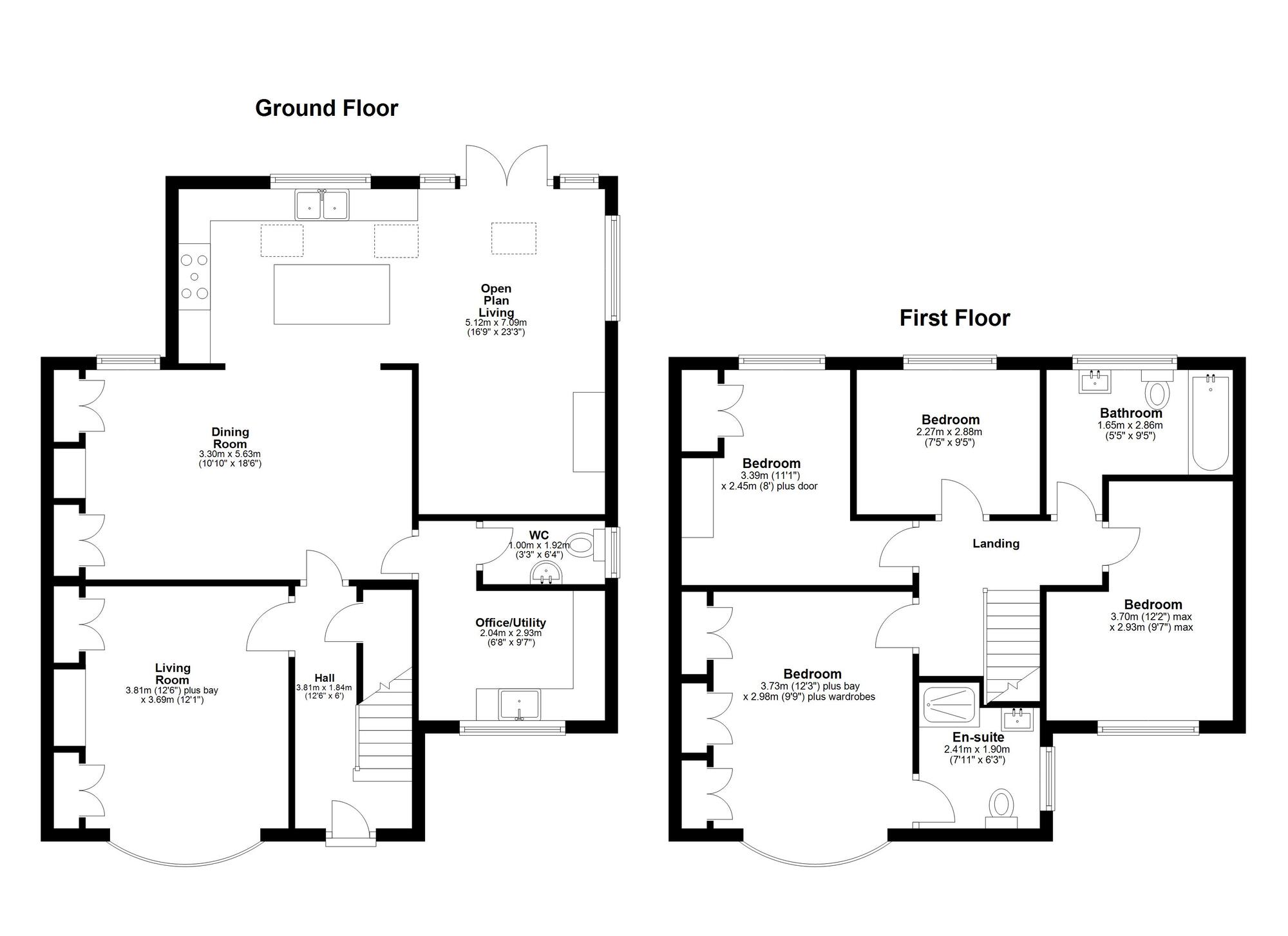 Floorplan of 4 bedroom Semi Detached House for sale, Linden Grove, Houghton Le Spring, Tyne and Wear, DH4