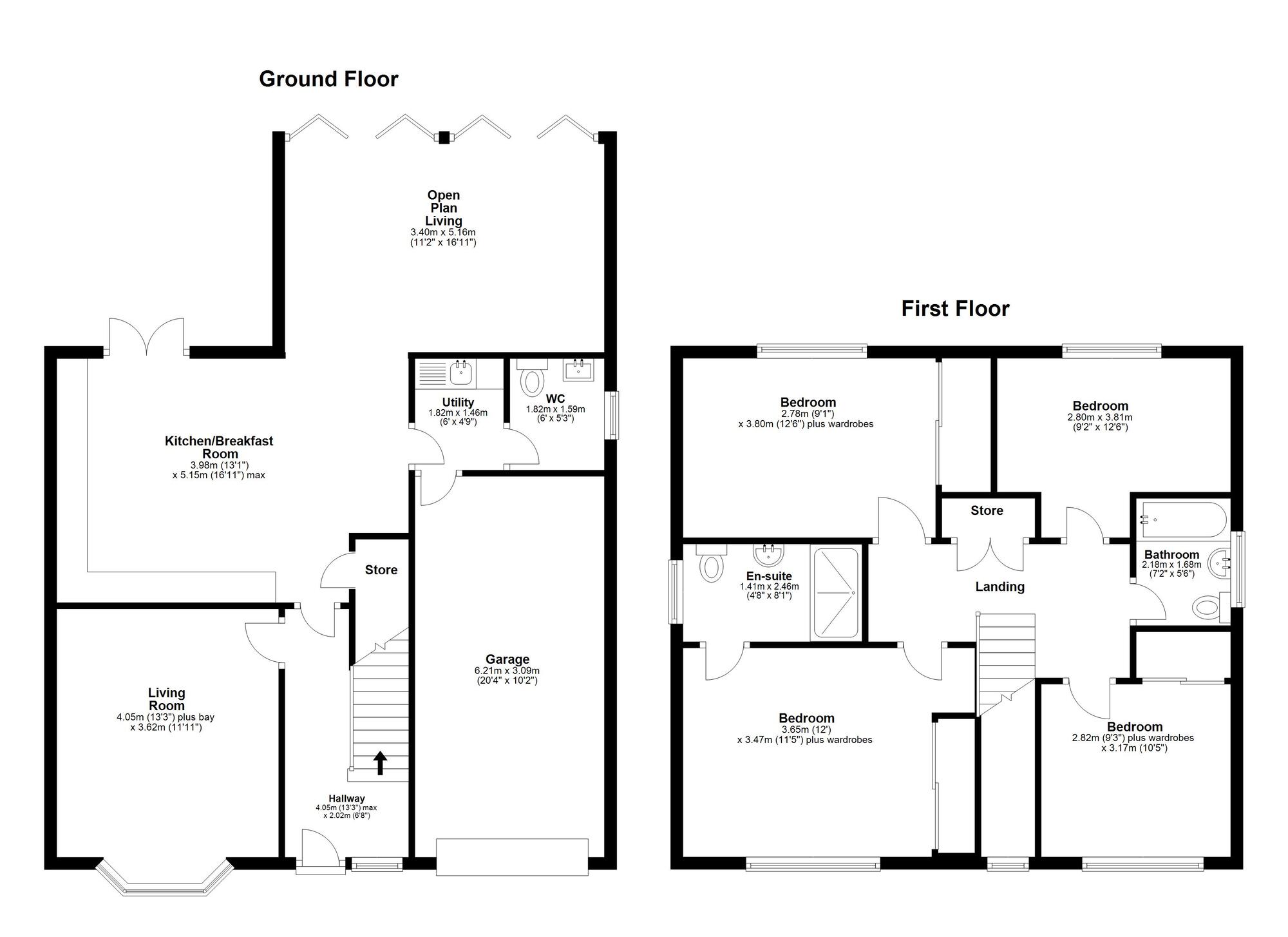 Floorplan of 4 bedroom Detached House for sale, Greenbrook Drive, East Rainton, Tyne and Wear, DH5