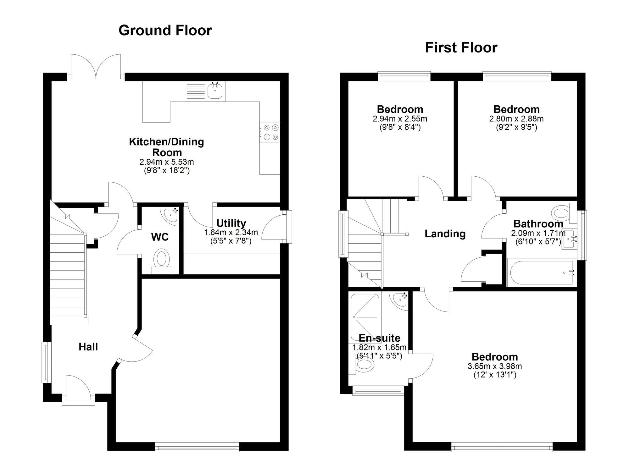 Floorplan of 3 bedroom Detached House for sale, Teal Close, Hetton-le-Hole, Tyne and Wear, DH5