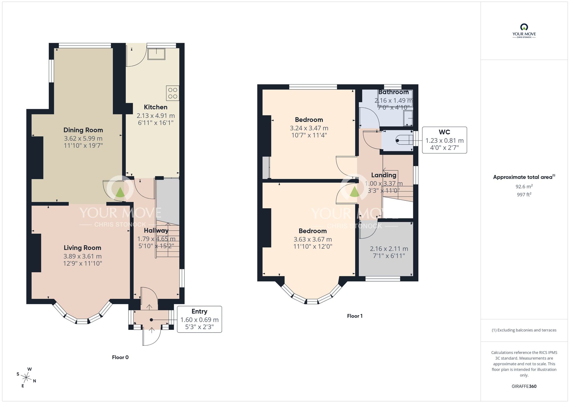 Floorplan of 3 bedroom Semi Detached House for sale, Hetton Road, Houghton Le Spring, Tyne and Wear, DH5