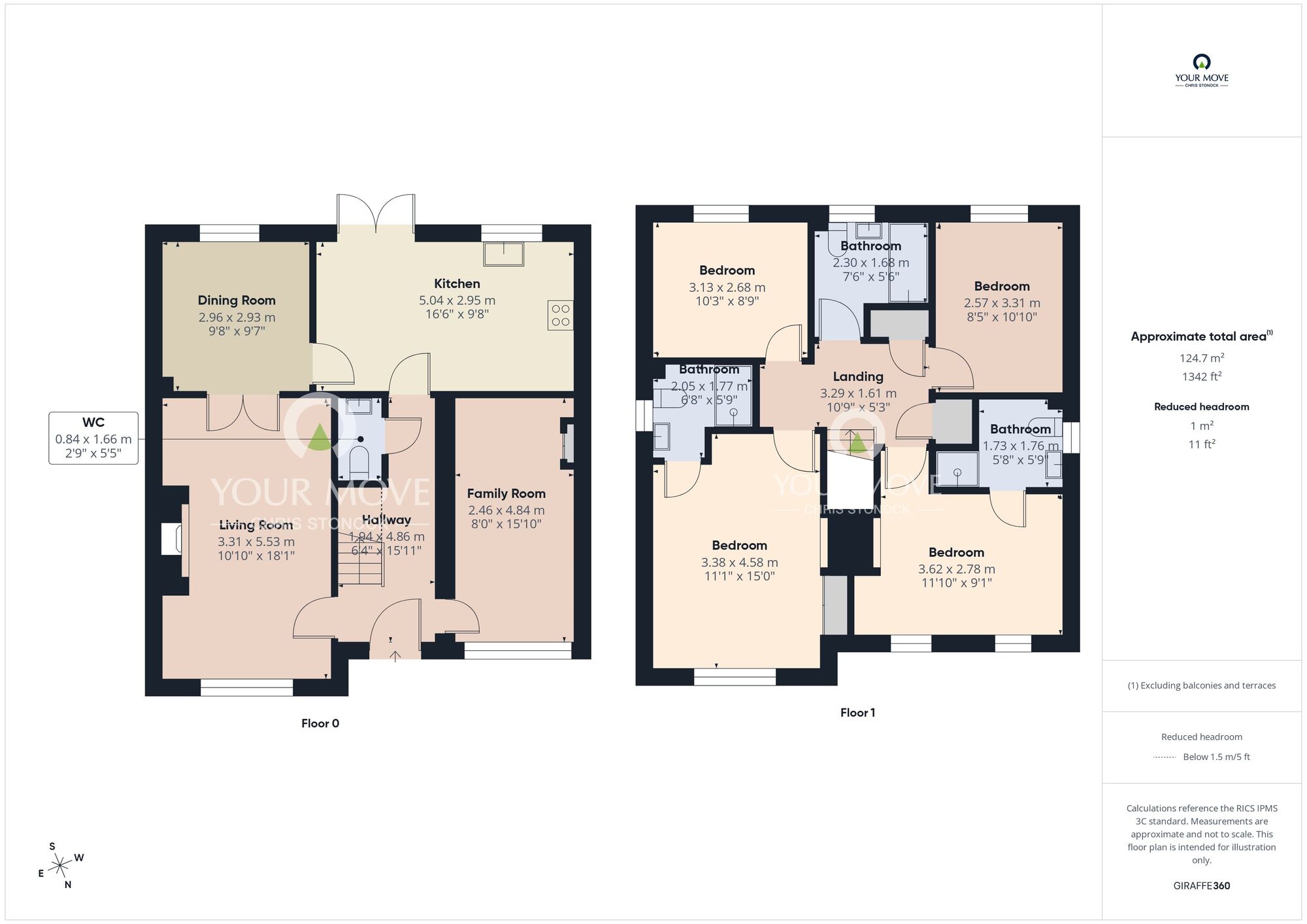 Floorplan of 4 bedroom Detached House for sale, Westgate, Houghton Le Spring, Tyne and Wear, DH4