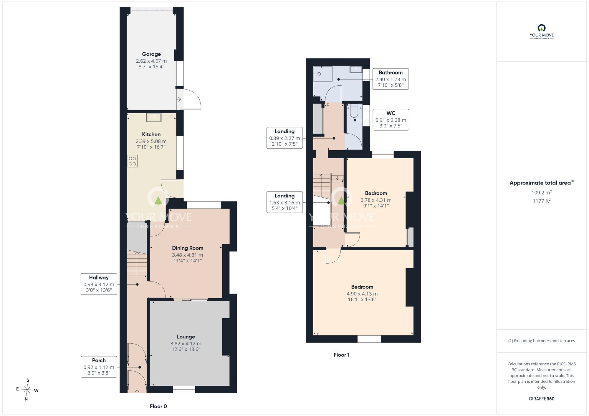 Floorplan of 2 bedroom Mid Terrace House for sale, Regent Street, Hetton-le-Hole, Tyne and Wear, DH5