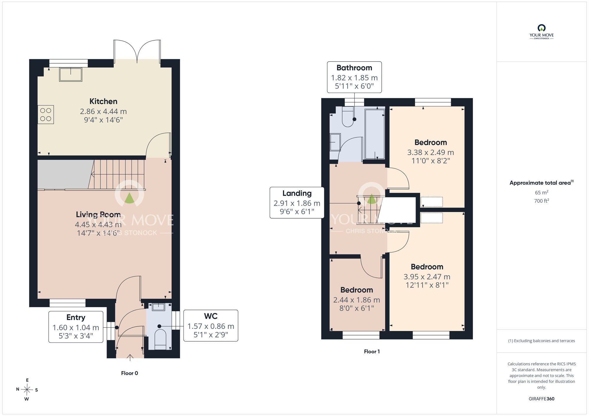 Floorplan of 3 bedroom Detached House for sale, Perkins Close, Hetton-le-Hole, Tyne and Wear, DH5