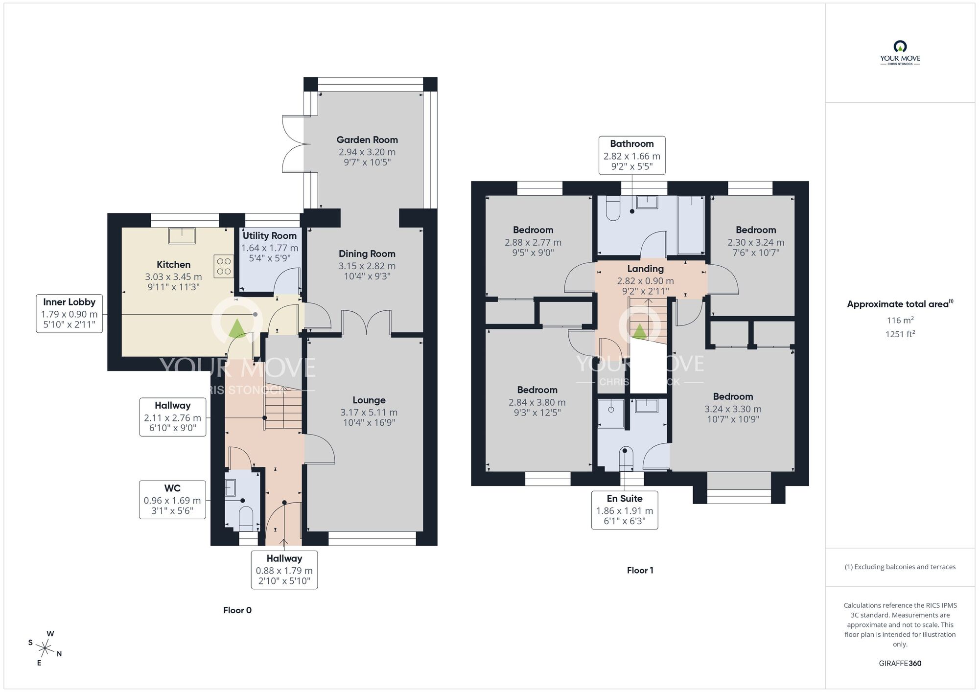 Floorplan of 4 bedroom Detached House for sale, Coptleigh, Houghton Le Spring, Tyne and Wear, DH5