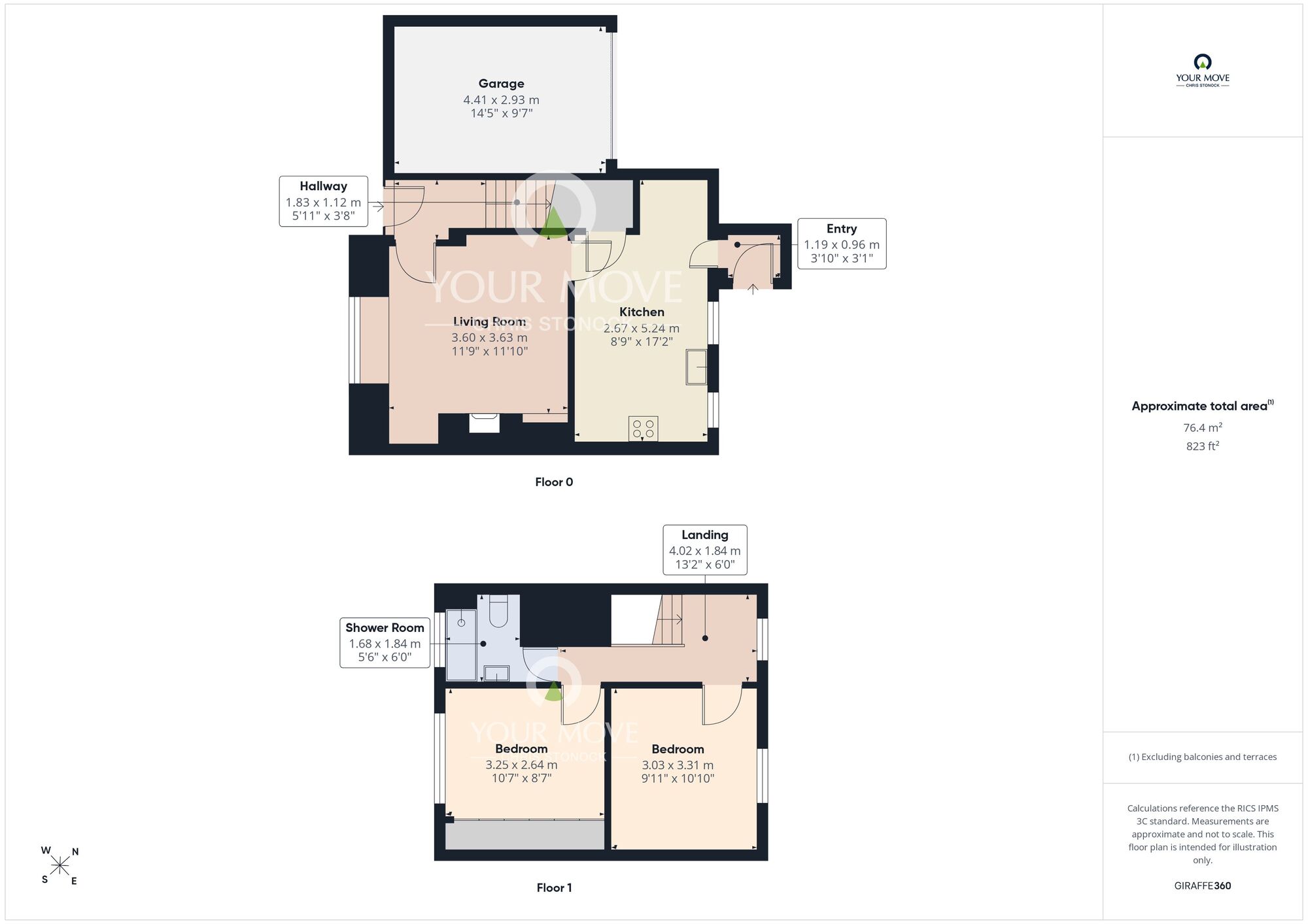 Floorplan of 2 bedroom Semi Detached House for sale, Lloyd Avenue, East Rainton, Tyne and Wear, DH5