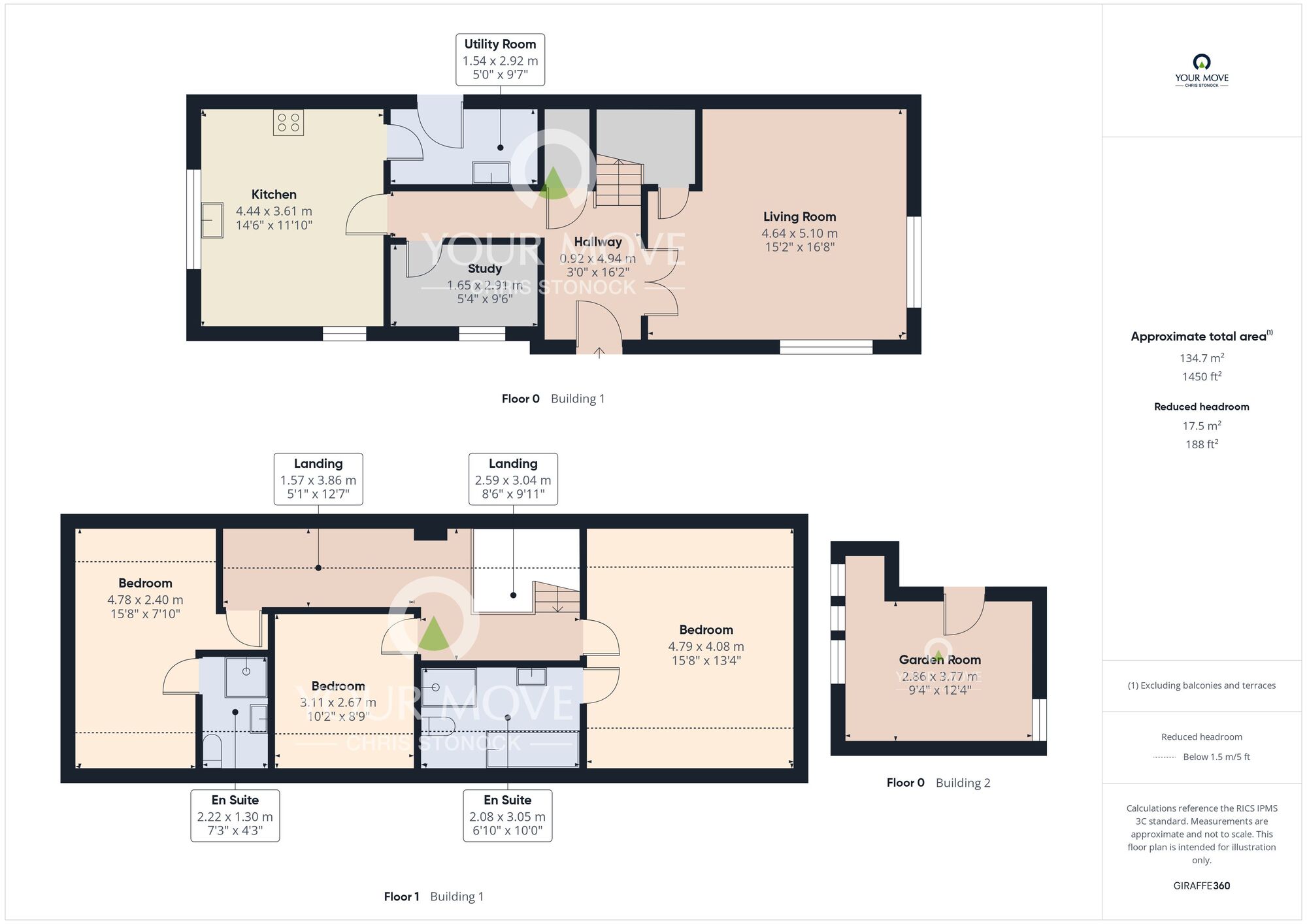 Floorplan of 3 bedroom Detached House for sale, Seaton, Seaham, Durham, SR7