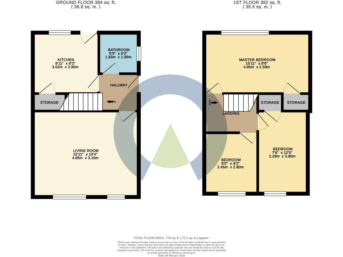 Floorplan of 3 bedroom Semi Detached House to rent, St. Theresas Close, Kettering, Northamptonshire, NN15