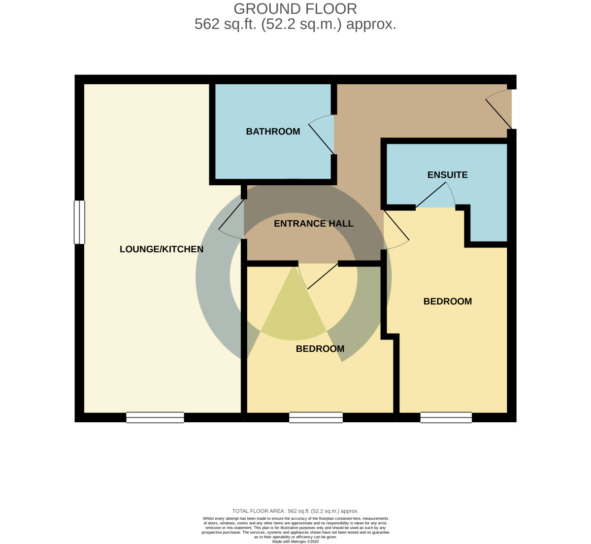 Floorplan of 2 bedroom Flat to rent, Reservoir Road, Kettering, Northamptonshire, NN16