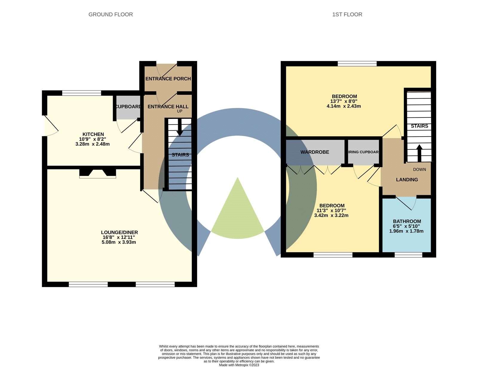 Floorplan of 2 bedroom House to rent, Sidmouth Walk, Corby, Northamptonshire, NN18