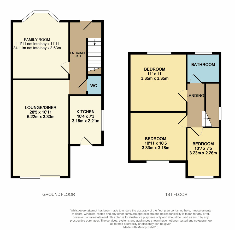 Floorplan of 3 bedroom Semi Detached House to rent, Bryant Road, Kettering, Northamptonshire, NN15