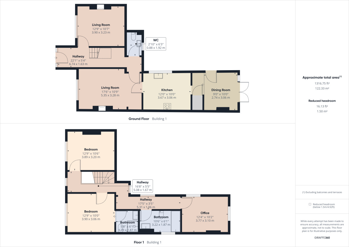 Floorplan of 3 bedroom Detached House to rent, Thrapston Road, Finedon, Northamptonshire, NN9