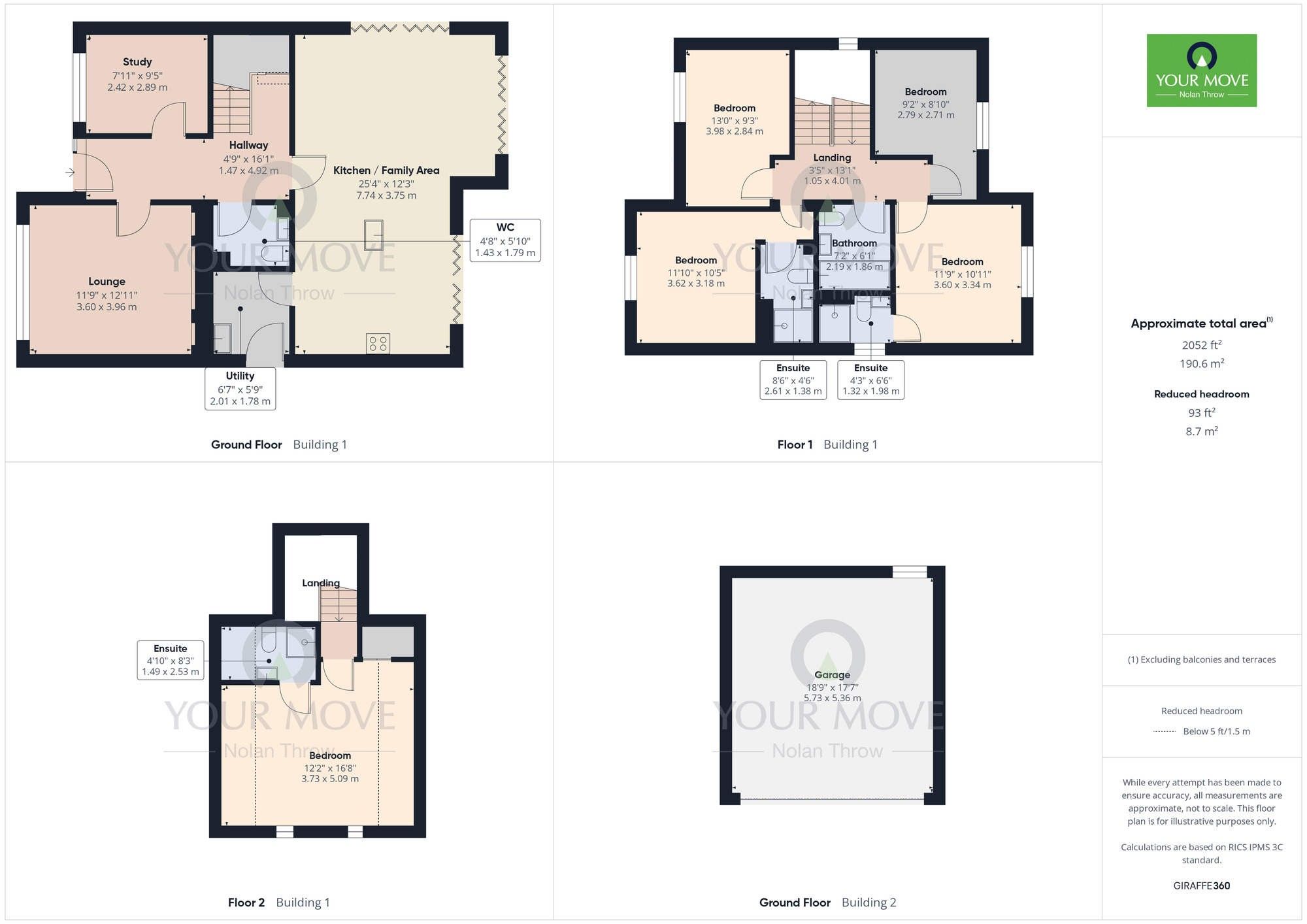 Floorplan of 5 bedroom Detached House for sale, Yateley Drive, Barton Seagrave, Northamptonshire, NN15