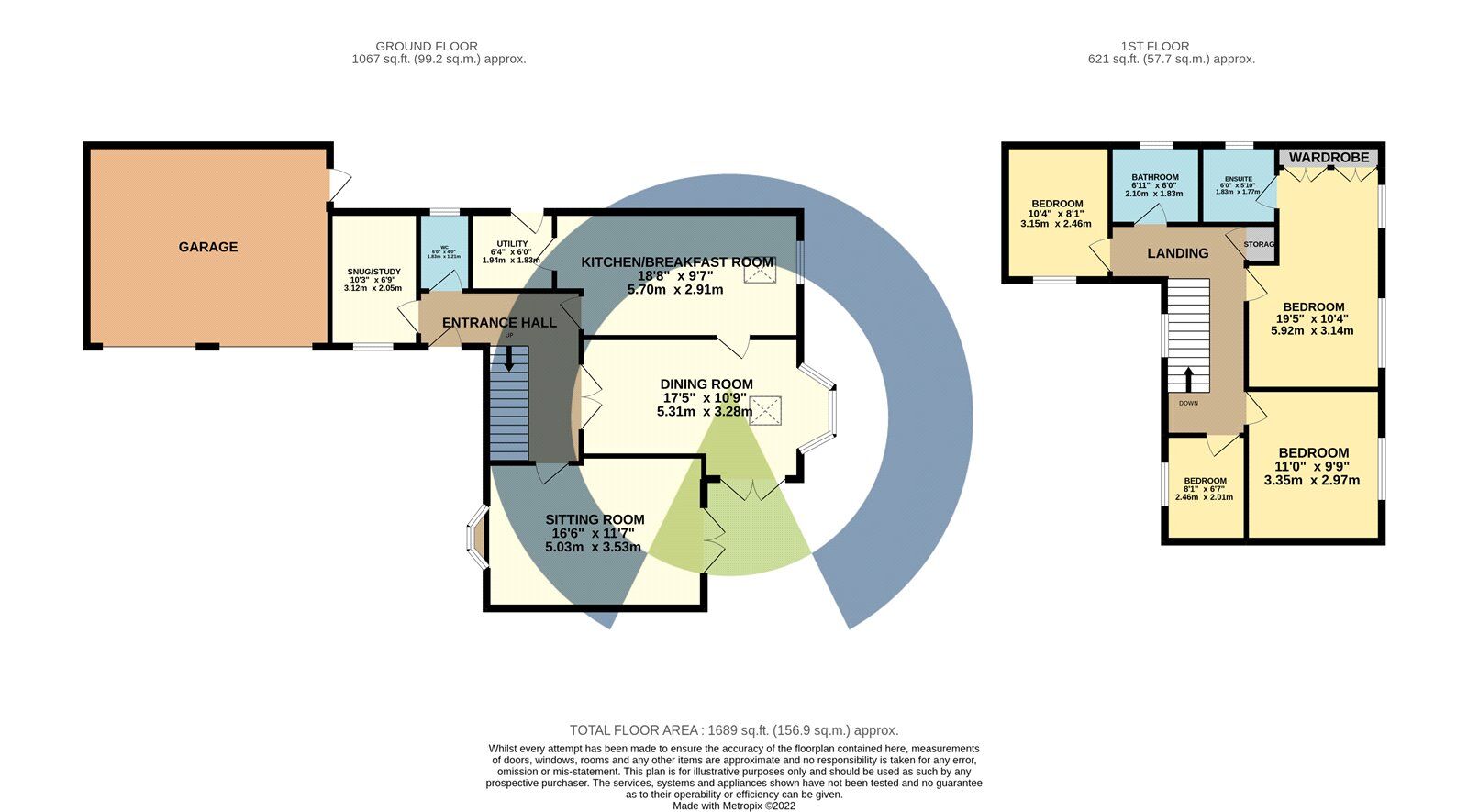 Floorplan of 4 bedroom Detached House to rent, Thurston Drive, Kettering, Northamptonshire, NN15