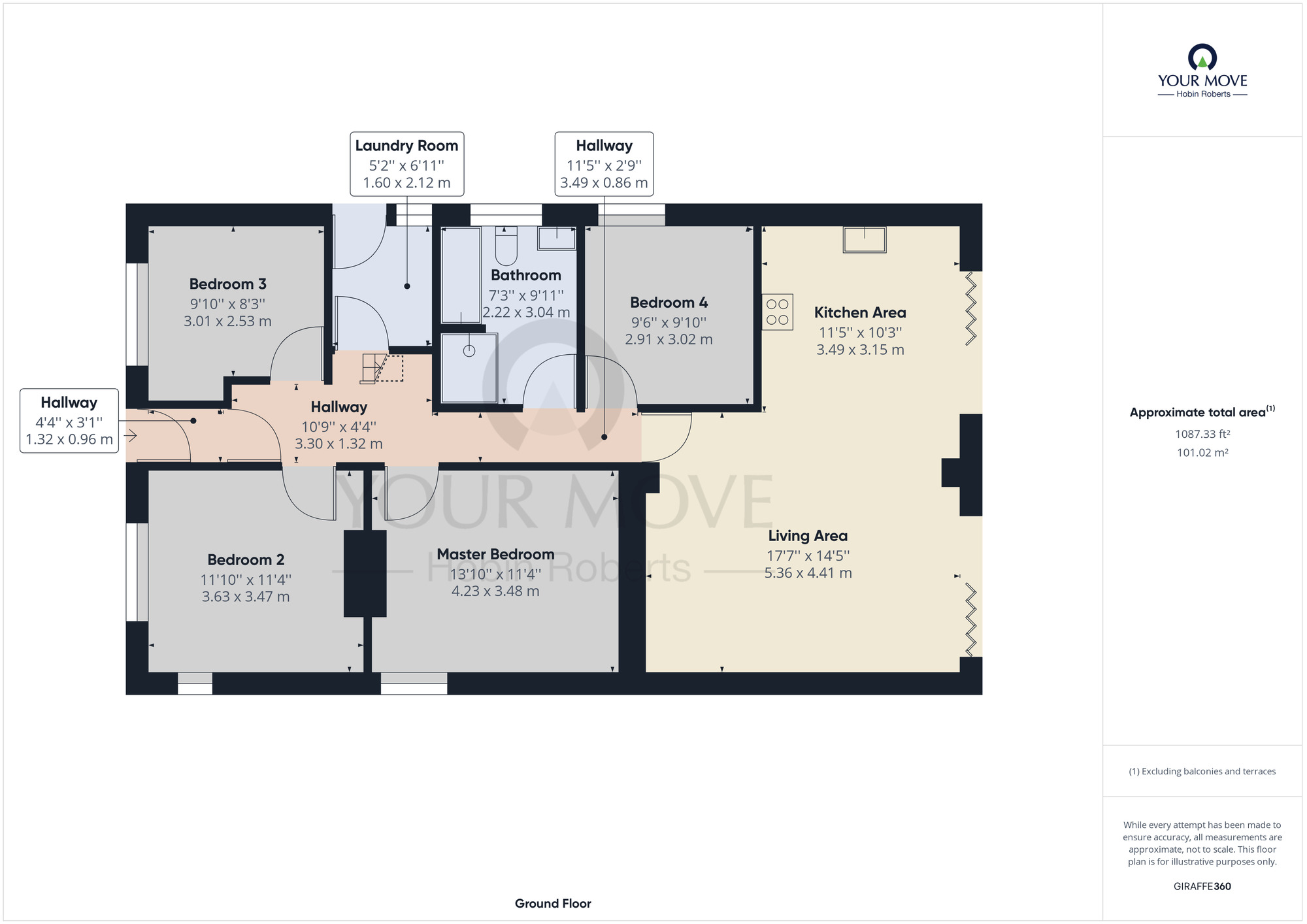 Floorplan of 4 bedroom Detached Bungalow for sale, Gipsy Lane, Kettering, NN16