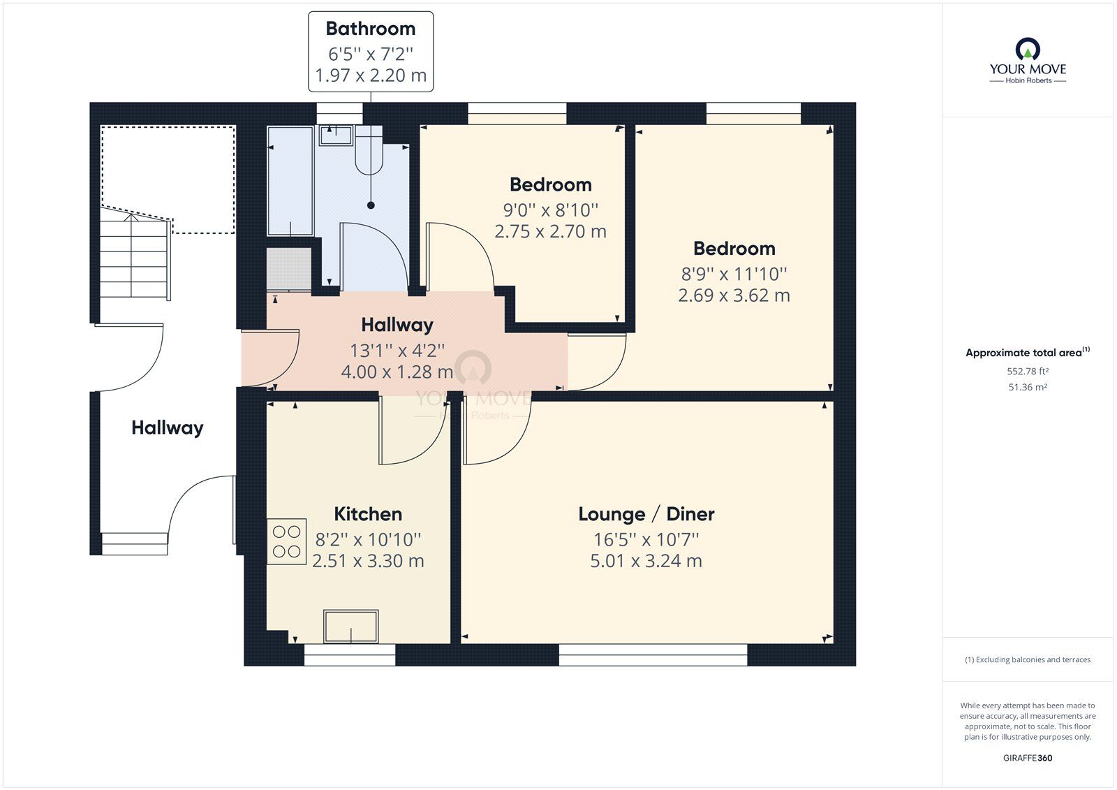 Floorplan of 2 bedroom  Flat for sale, Bonham Court, Kettering, NN16