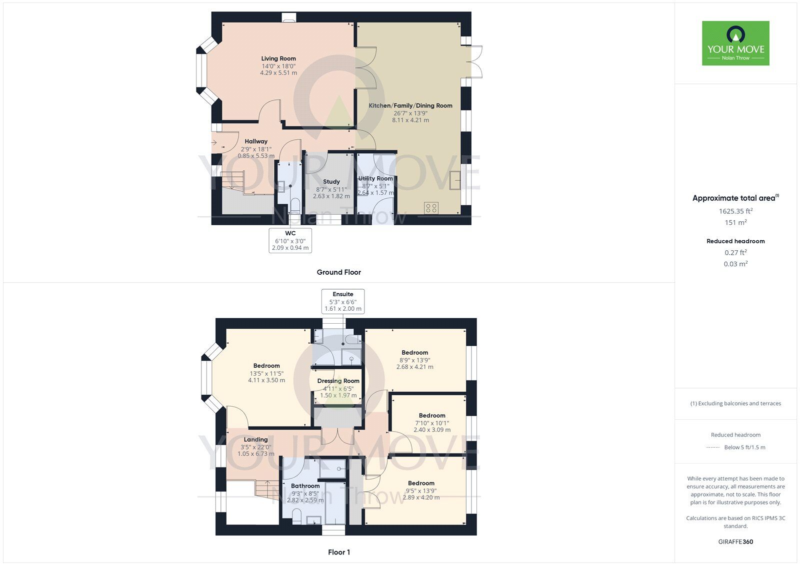 Floorplan of 4 bedroom Detached House for sale, Water Lane, Chelveston, Wellingborough, NN9