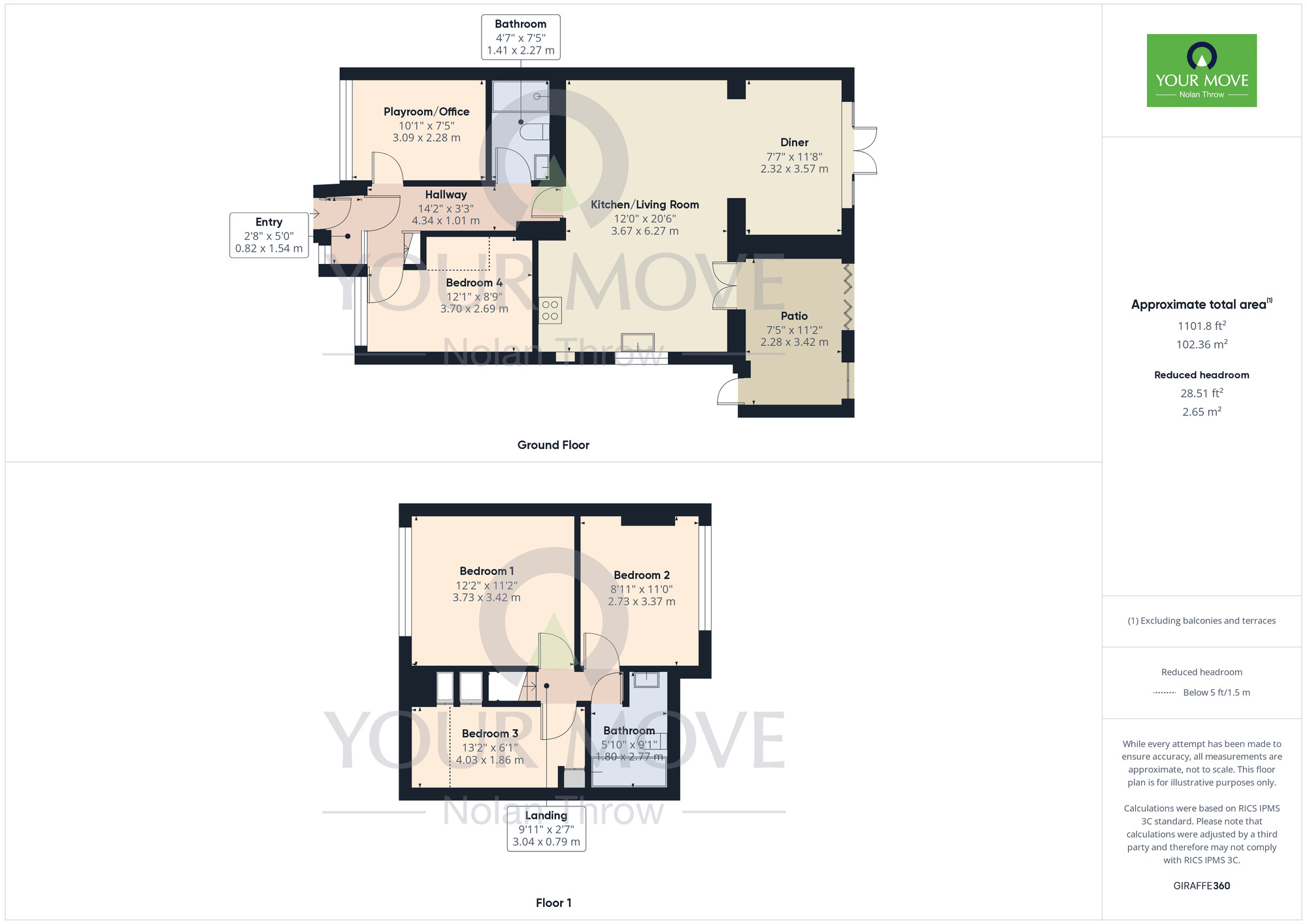 Floorplan of 3 bedroom Semi Detached House for sale, Hazeldene Road, Kingsthorpe, Northamptonshire, NN2