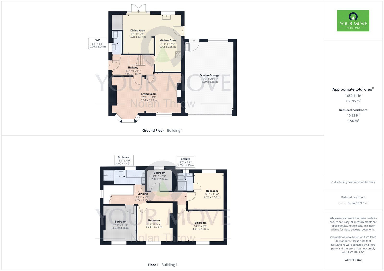 Floorplan of 5 bedroom Detached House for sale, Orchard Road, Finedon, Northamptonshire, NN9