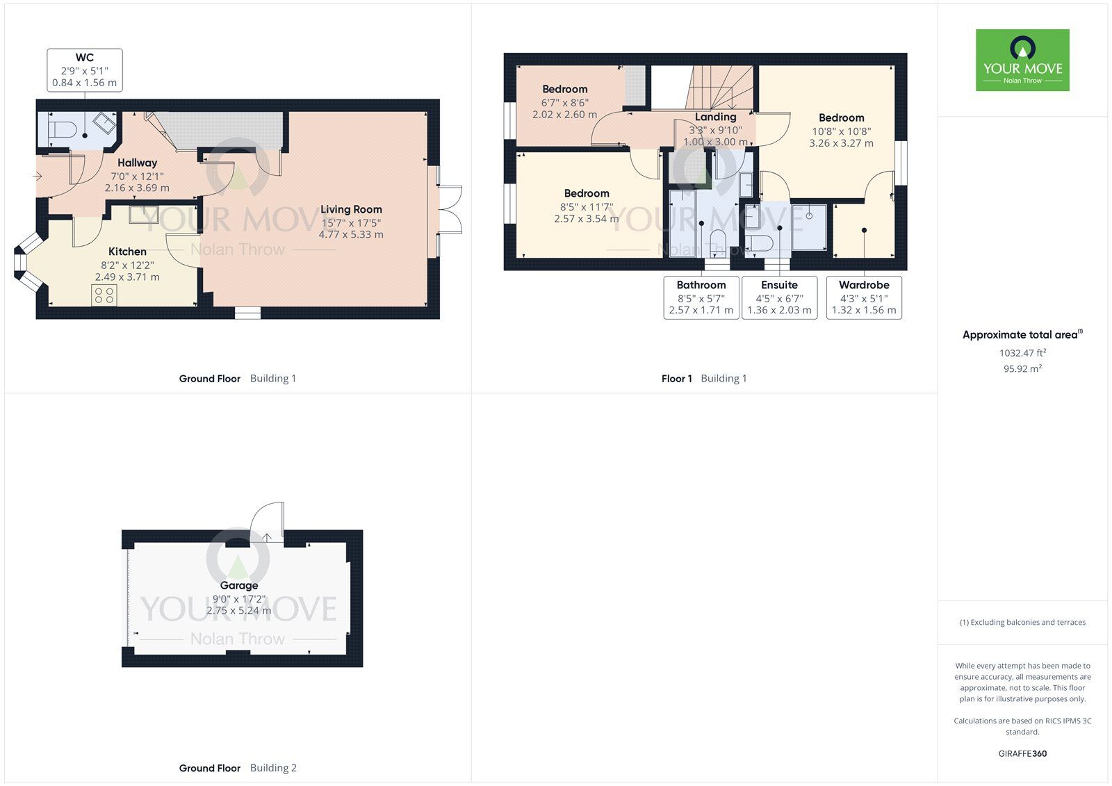 Floorplan of 3 bedroom Semi Detached House for sale, Silverstone Road, Burton Latimer, Northamptonshire, NN15